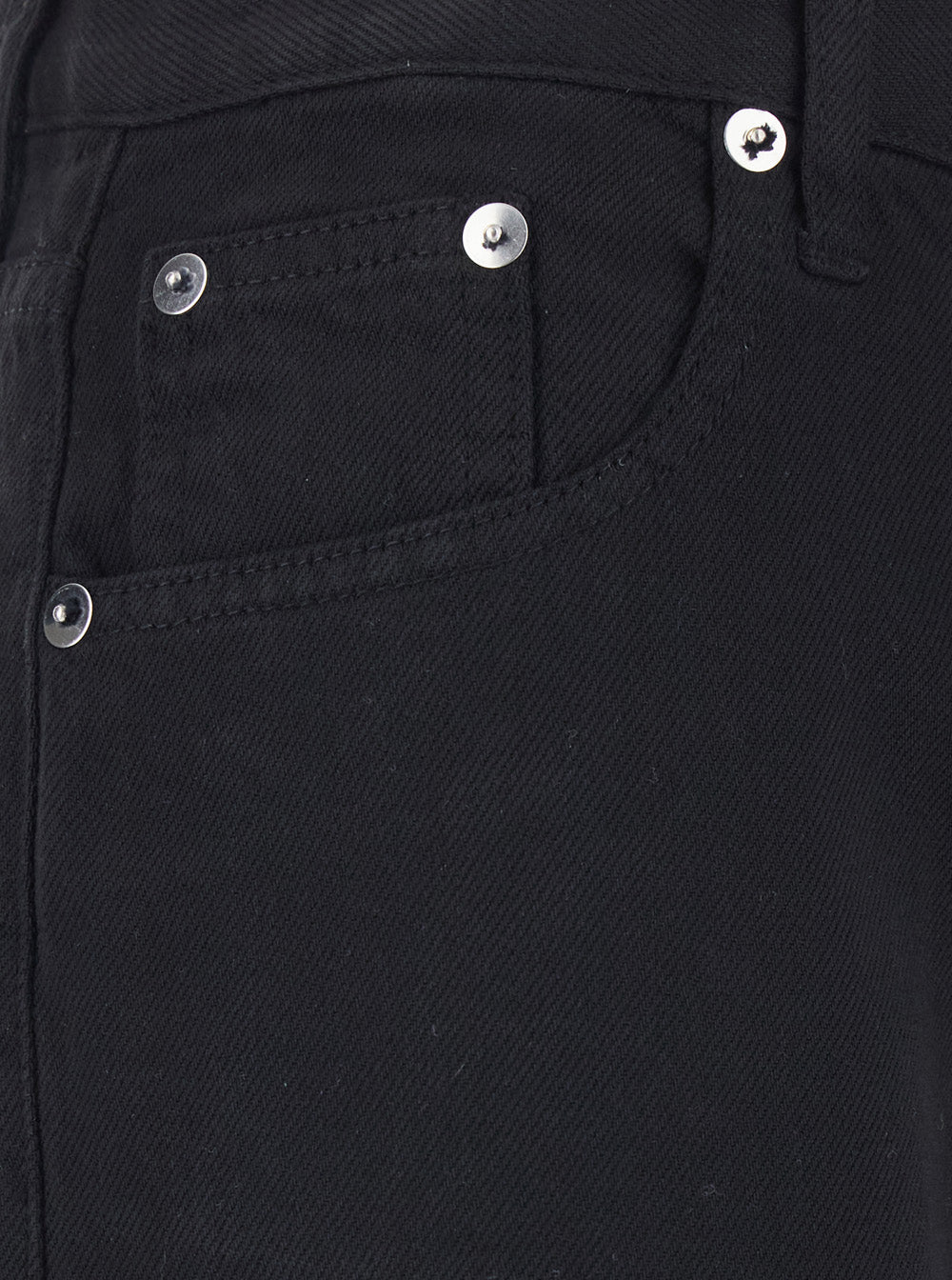 JS) Super Wide WOMAN Light Bull Tencel Old Reverse Black Jean