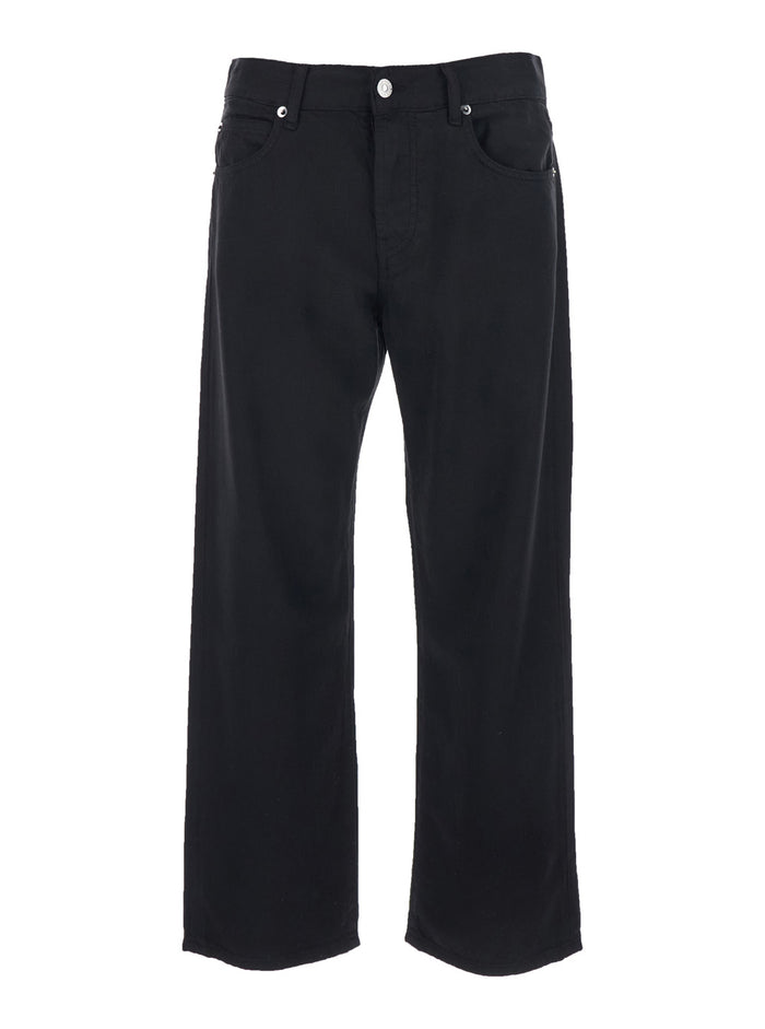JS) New Oskar WOMAN Light Bull Tencel Old Reverse Black Jean
