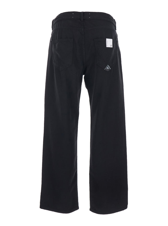 JS) New Oskar WOMAN Light Bull Tencel Old Reverse Black Jean