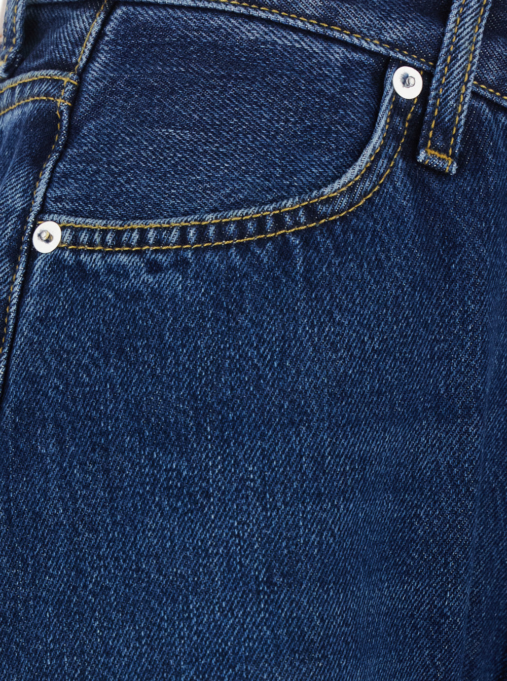 Kaori Jeans With Pockets And Frayed Hems Blue Lyocell Cotton For Women Blu