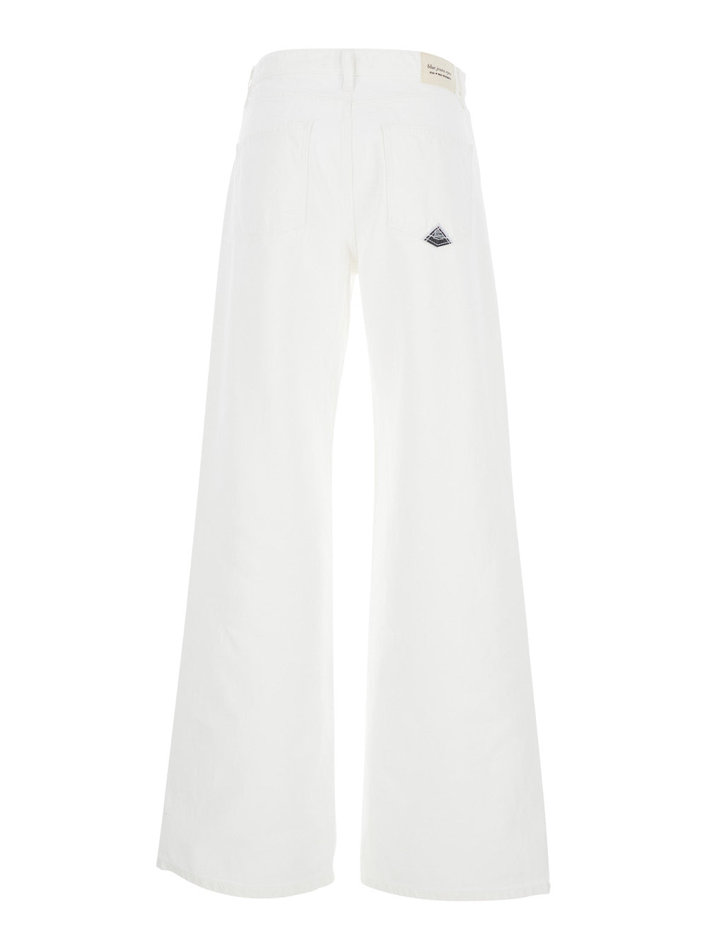Super Wide Jeans R.r.eva Herzigova With Five-Pocket Details White Women