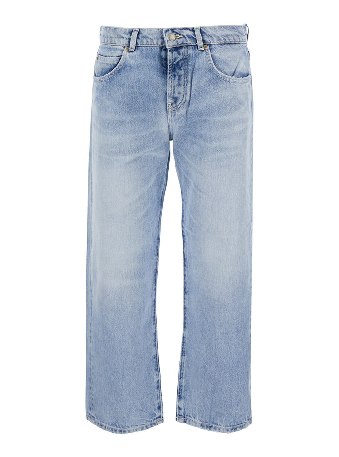 Jeans New Oskar Old Glory With High Waist And Pockets Blue Men Blu