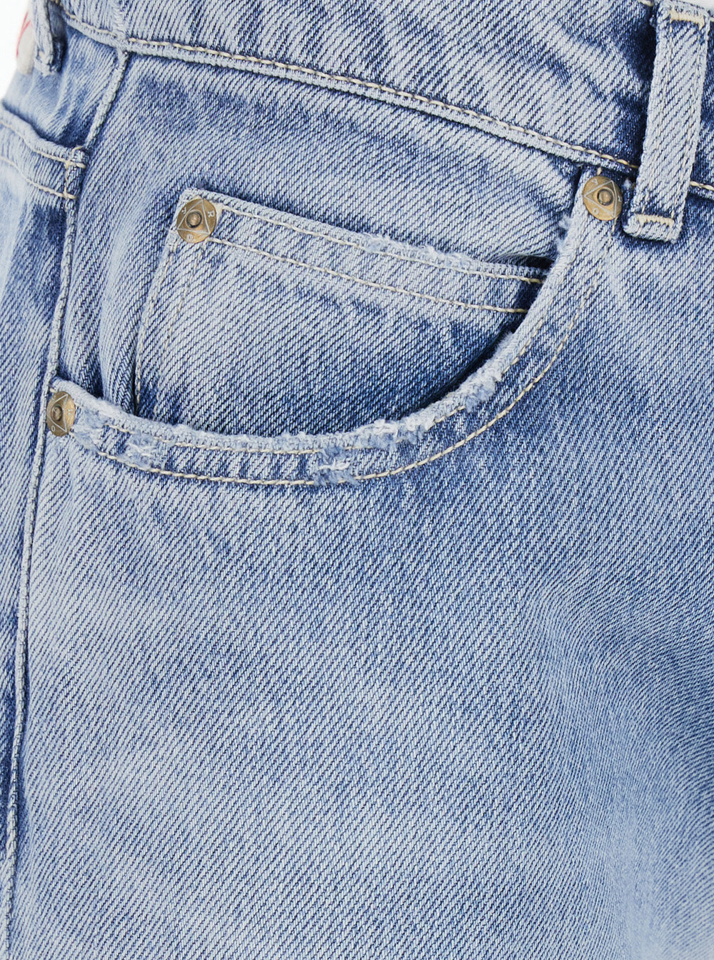 Jeans New Oskar Old Glory With High Waist And Pockets Blue Men Blu