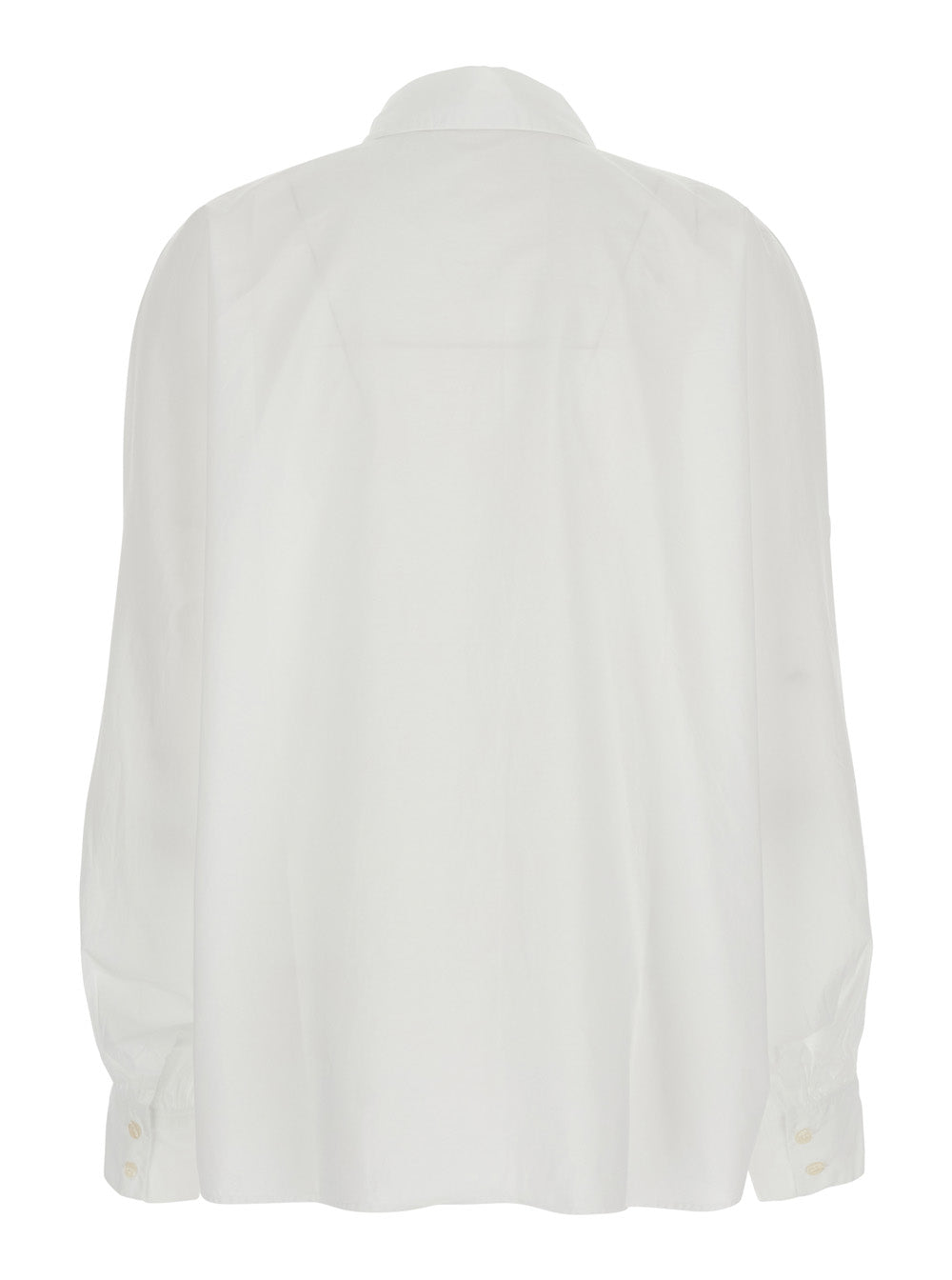 Classic White Cotton Shirt For Women And Blouses