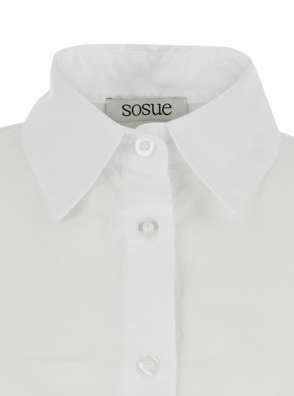 Shirt Antonia Slim With Long Sleeves White Cotton For Women And Blouses
