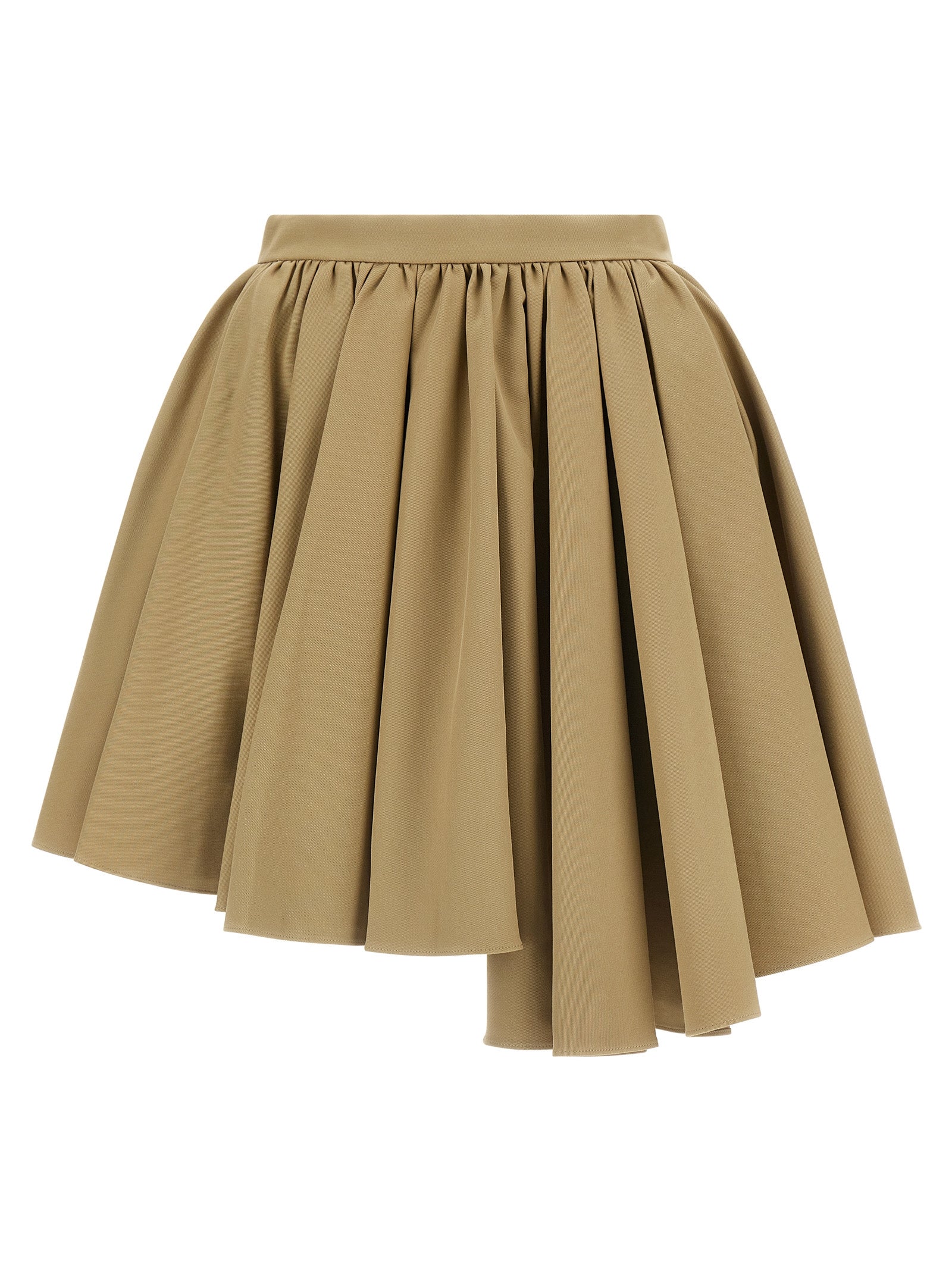 Asymmetrical skirt Beige Polyester Lyly Cotton