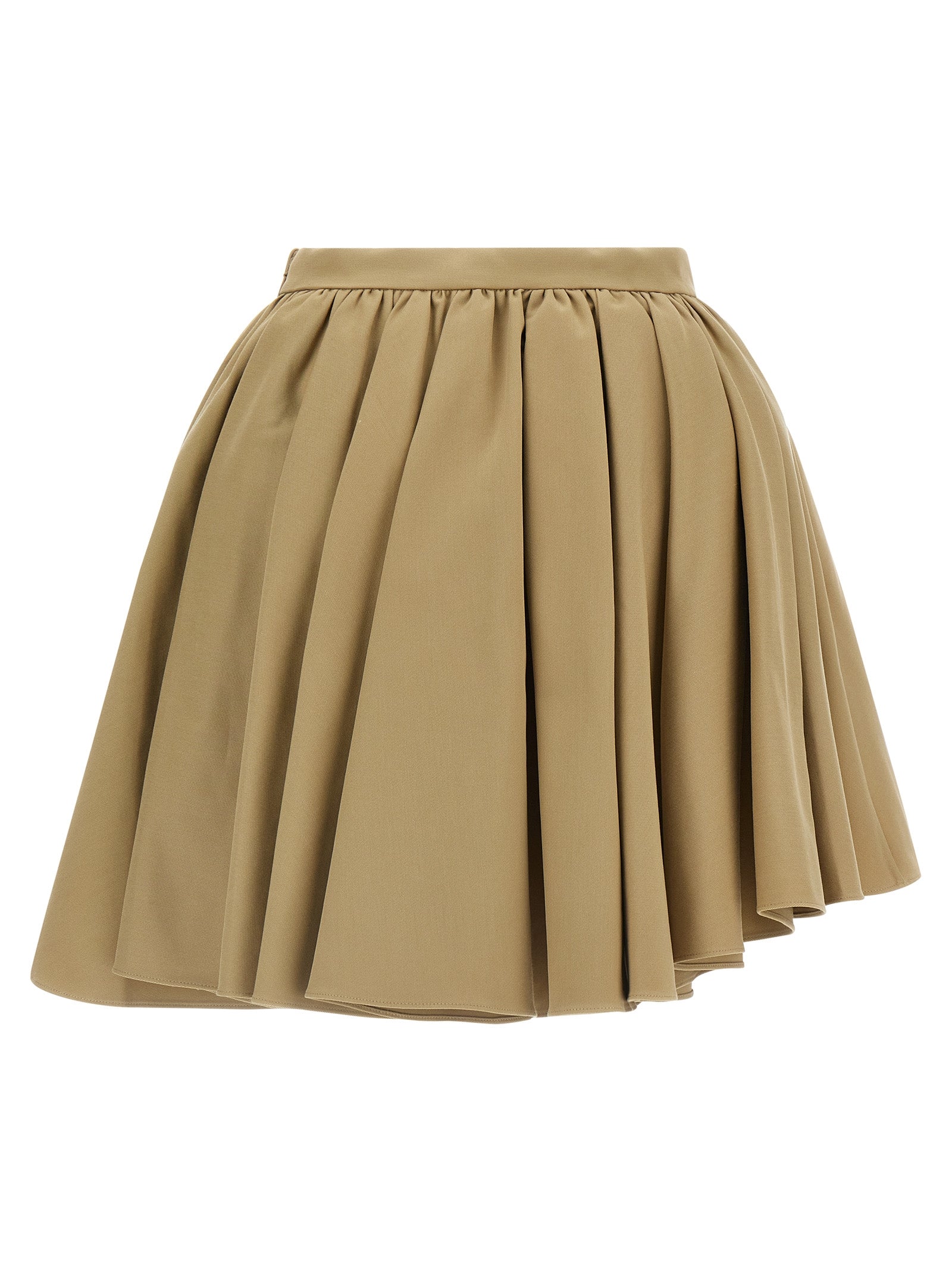 Asymmetrical skirt Beige Polyester Lyly Cotton