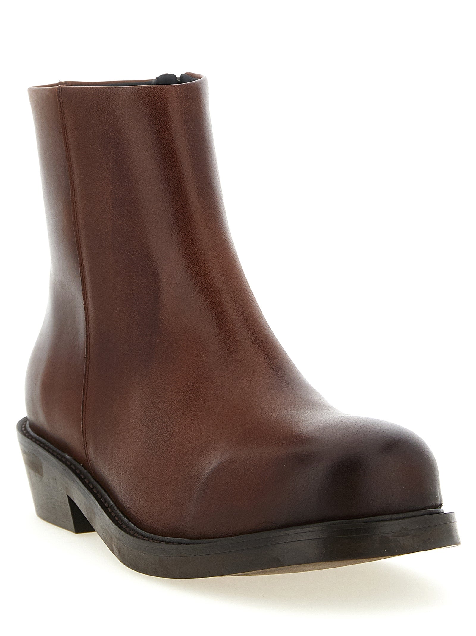 Lerato ankle boots Brown Calfskin Leather (bos Taurus) Boots