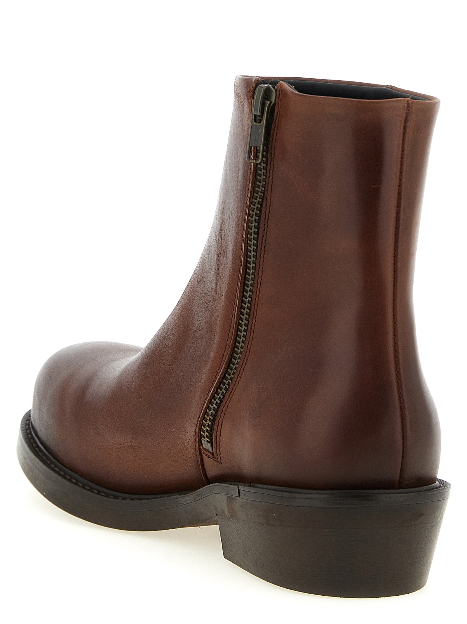 Lerato ankle boots Brown Calfskin Leather (bos Taurus) Boots