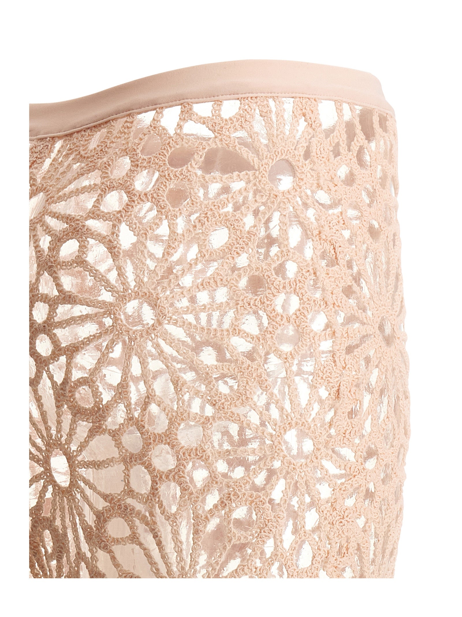 Crochet pants Pink Cotton