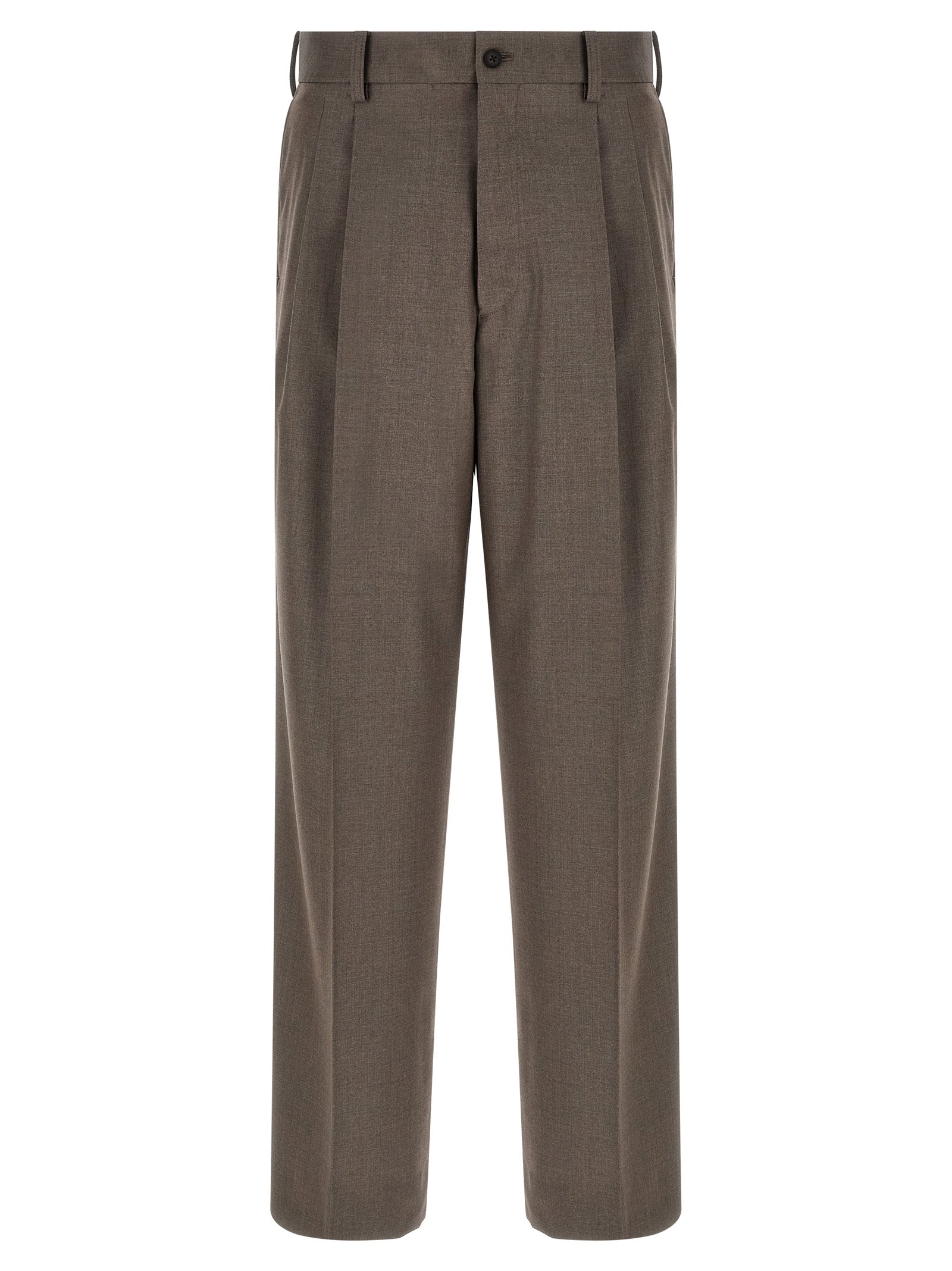 Wool Pants Gray