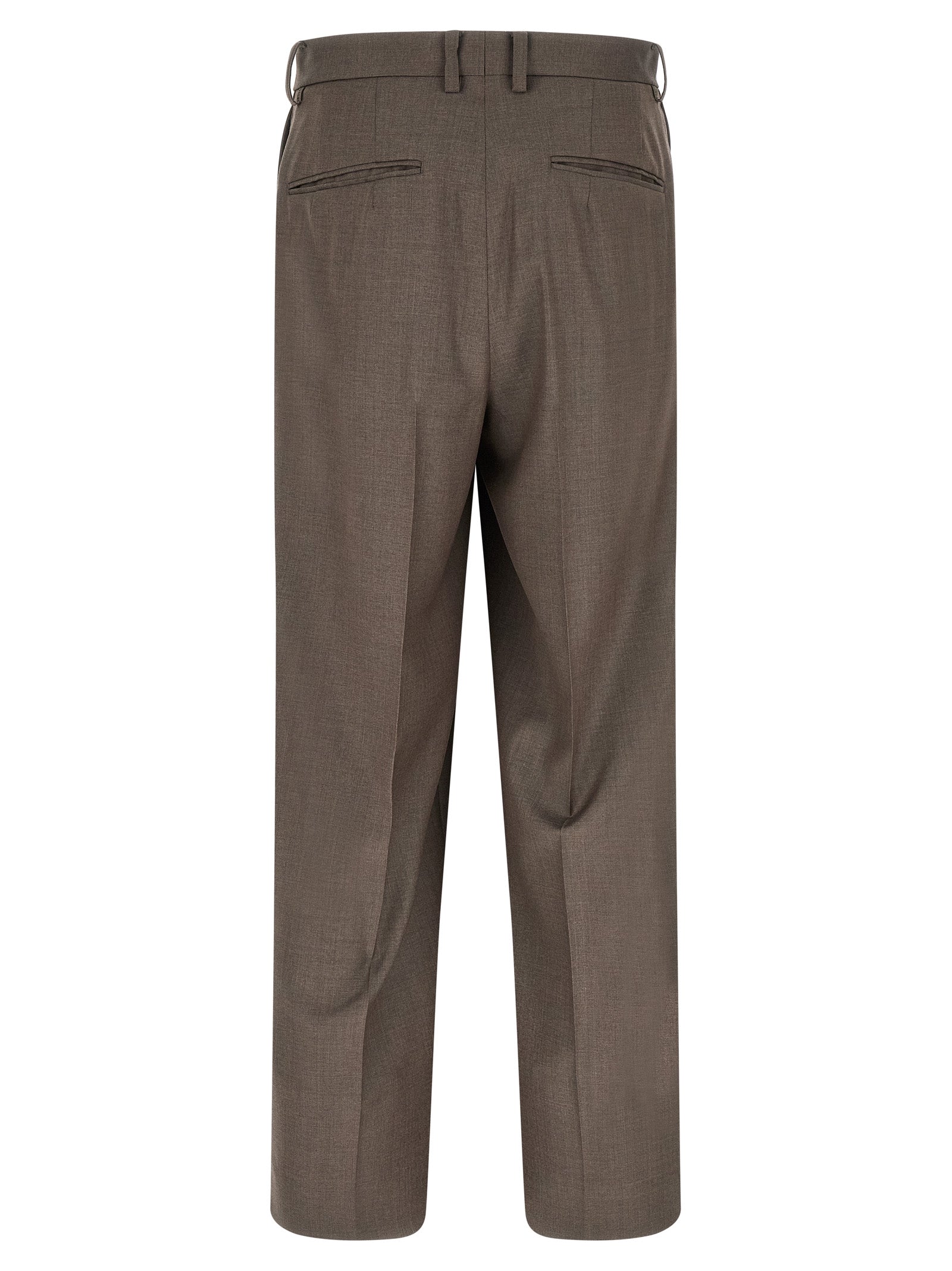 Wool Pants Gray