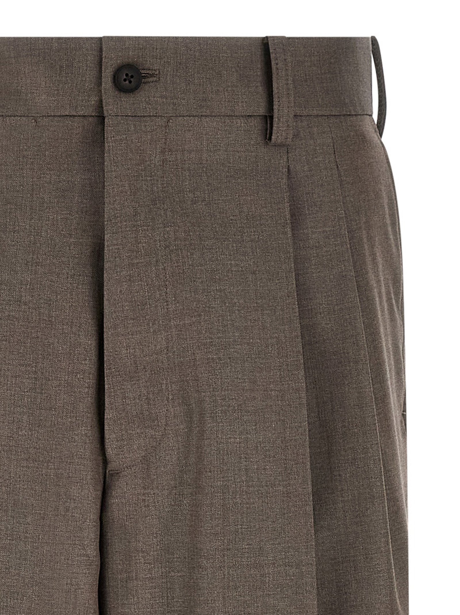 Wool Pants Gray