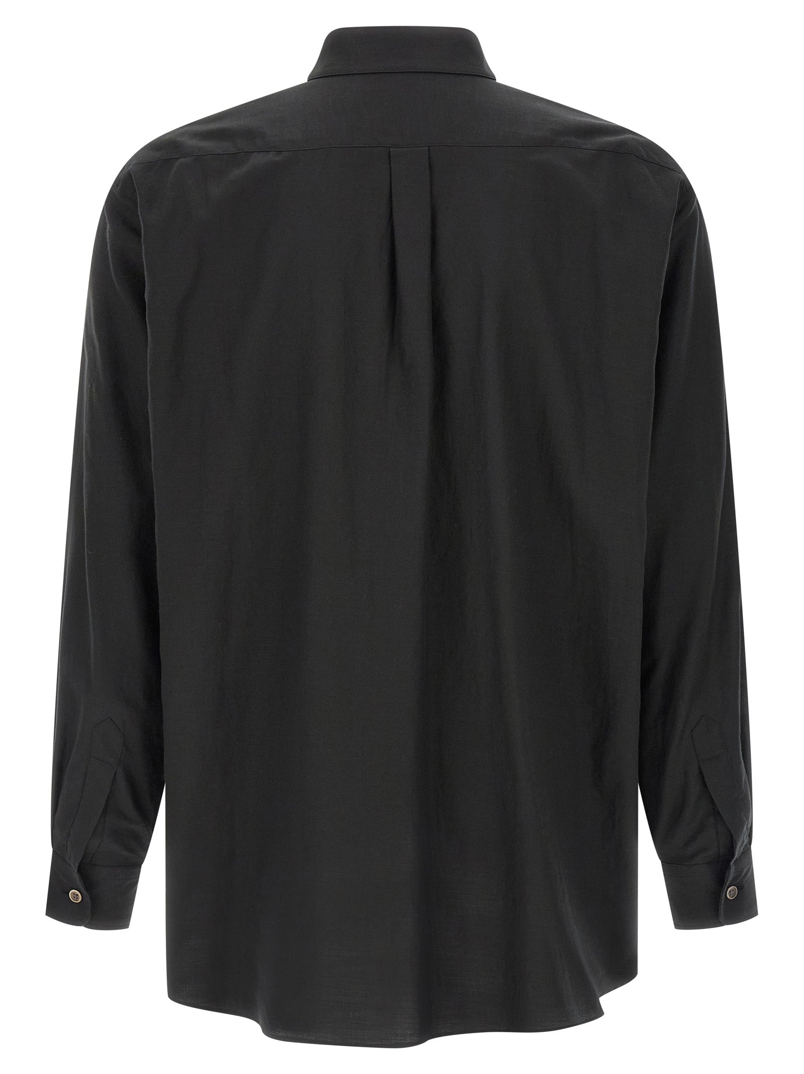 Cotton and silk shirt Black Shirt, Blouse