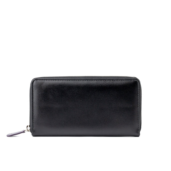 Sterling Large Metal Zip Around Purse Purple - Wallet