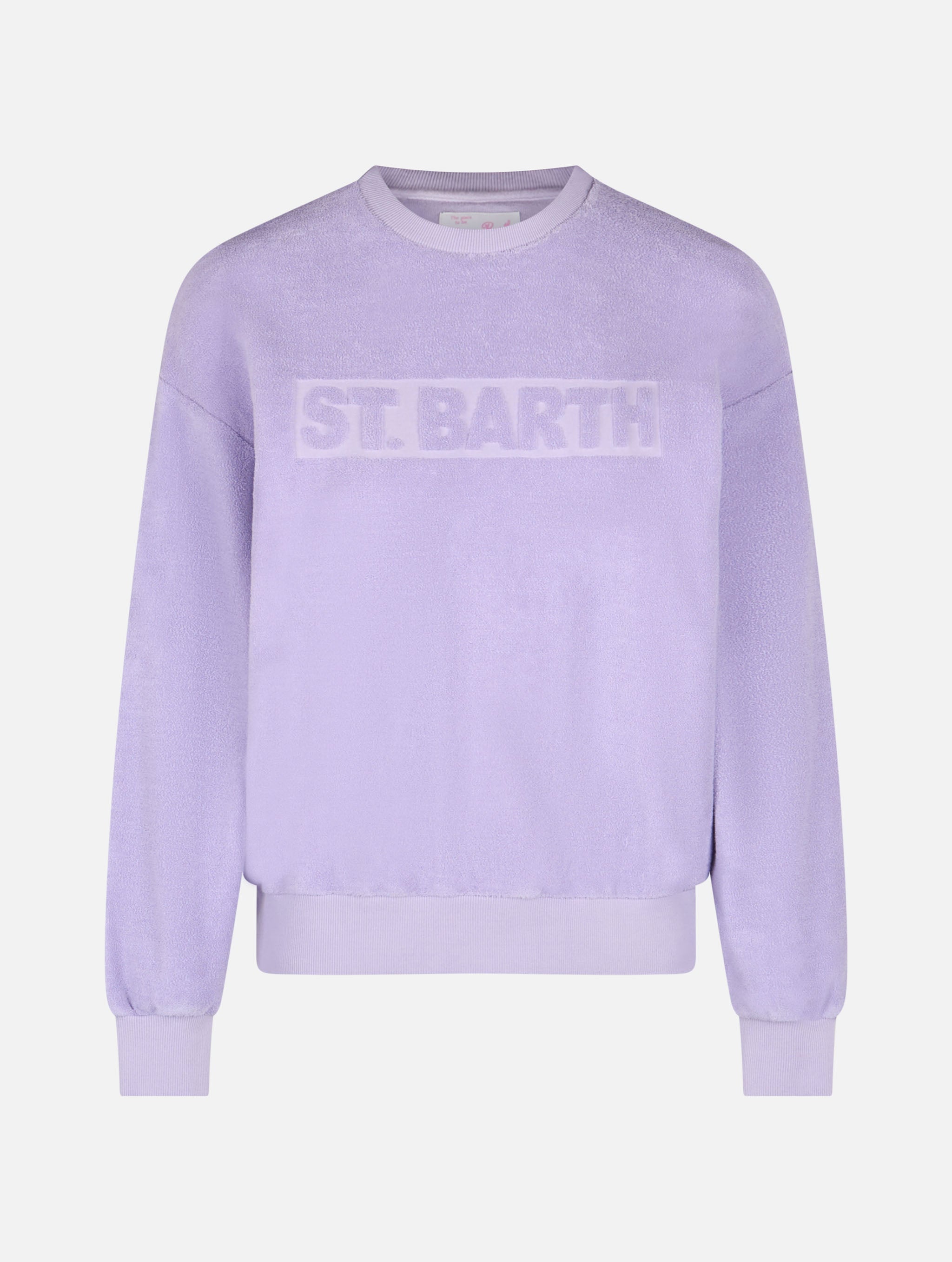 Stardust Lilac Terry Cotton Sweatshirt Pink