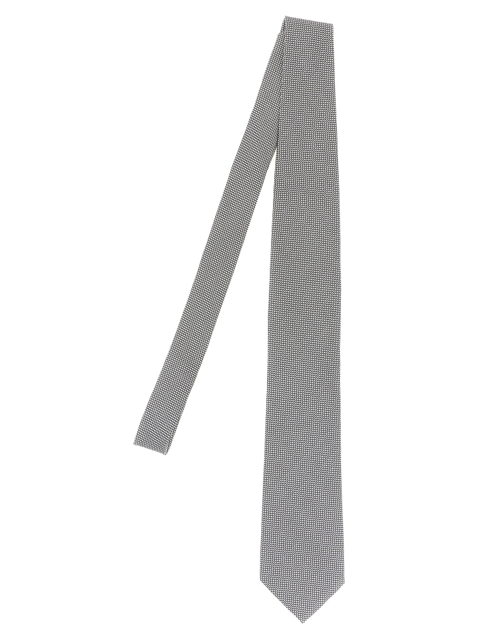 Jacquard tie Silver Silk Mulberry Ties, Papillon