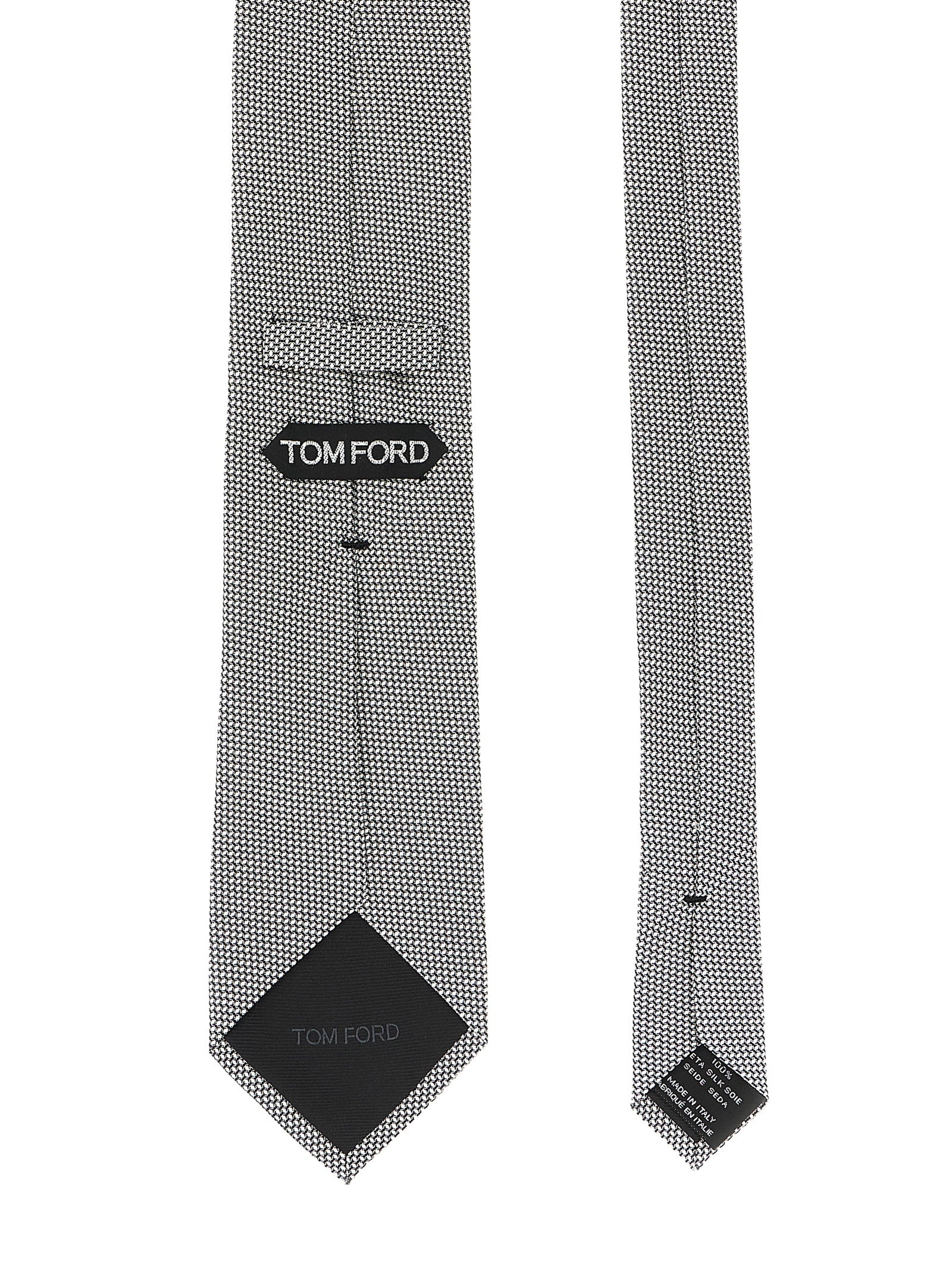 Jacquard tie Silver Silk Mulberry Ties, Papillon