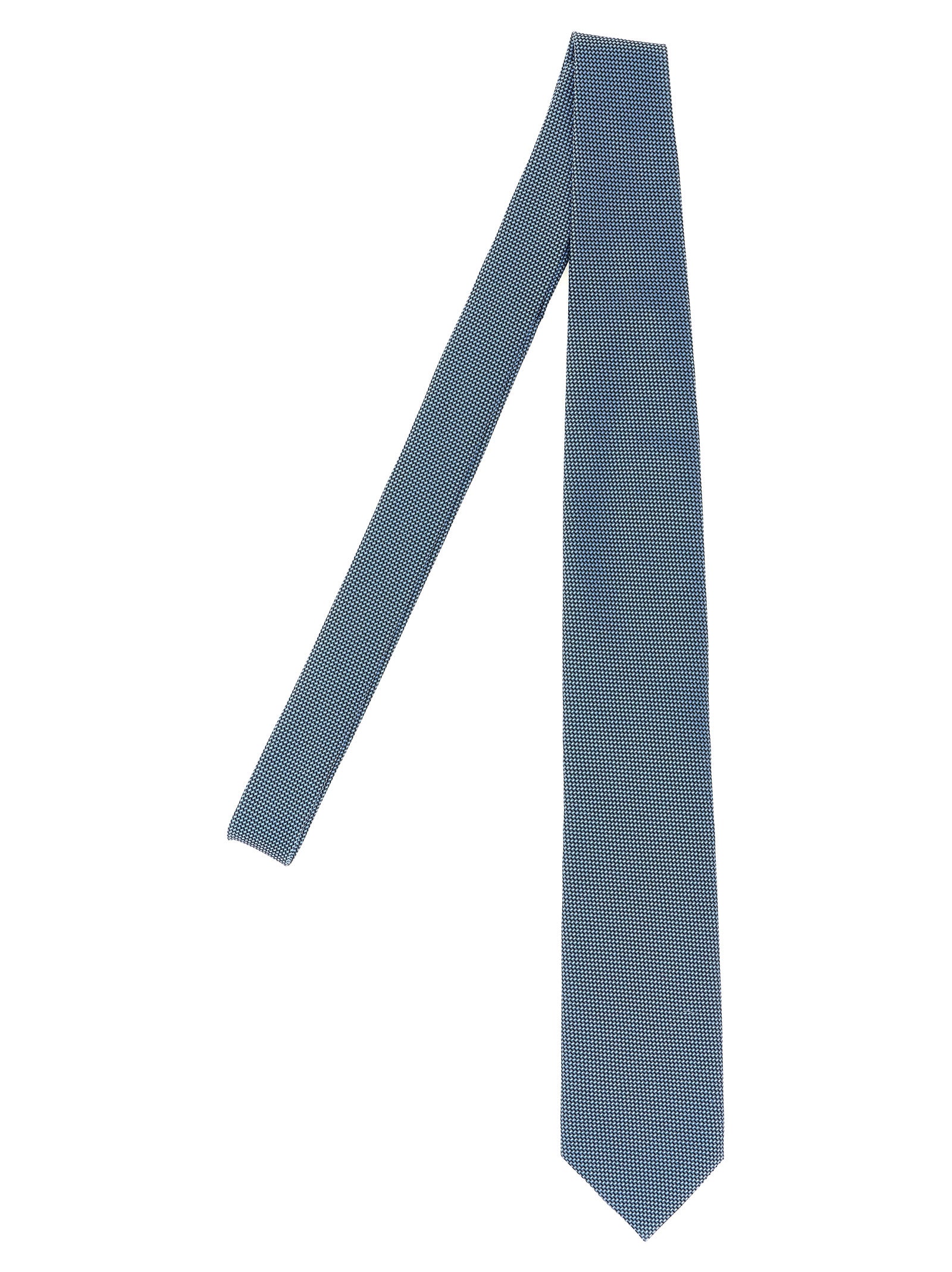 Jacquard tie Blue Silk Mulberry Ties, Papillon