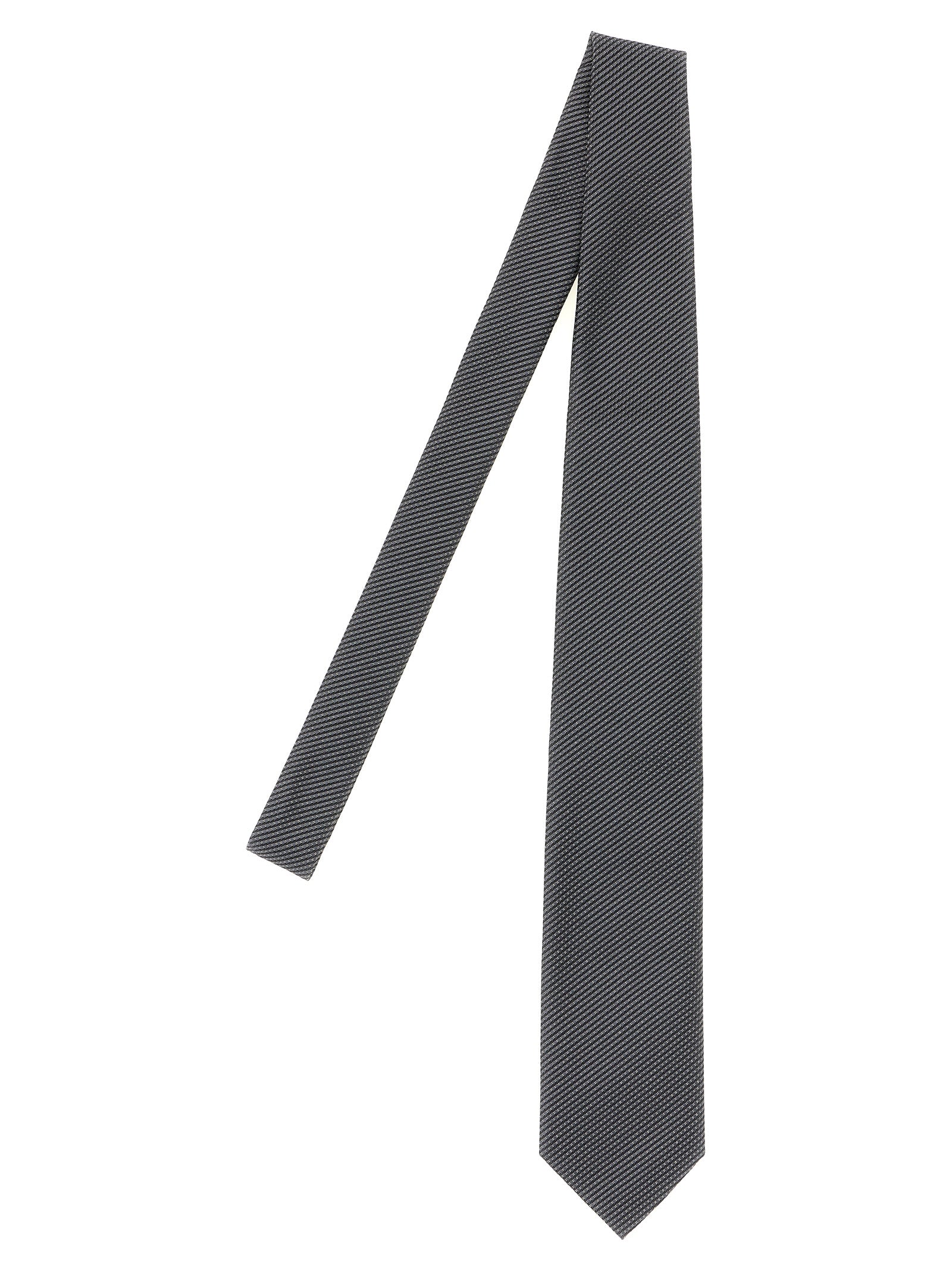 Jacquard tie Gray Silk Mulberry Ties, Papillon