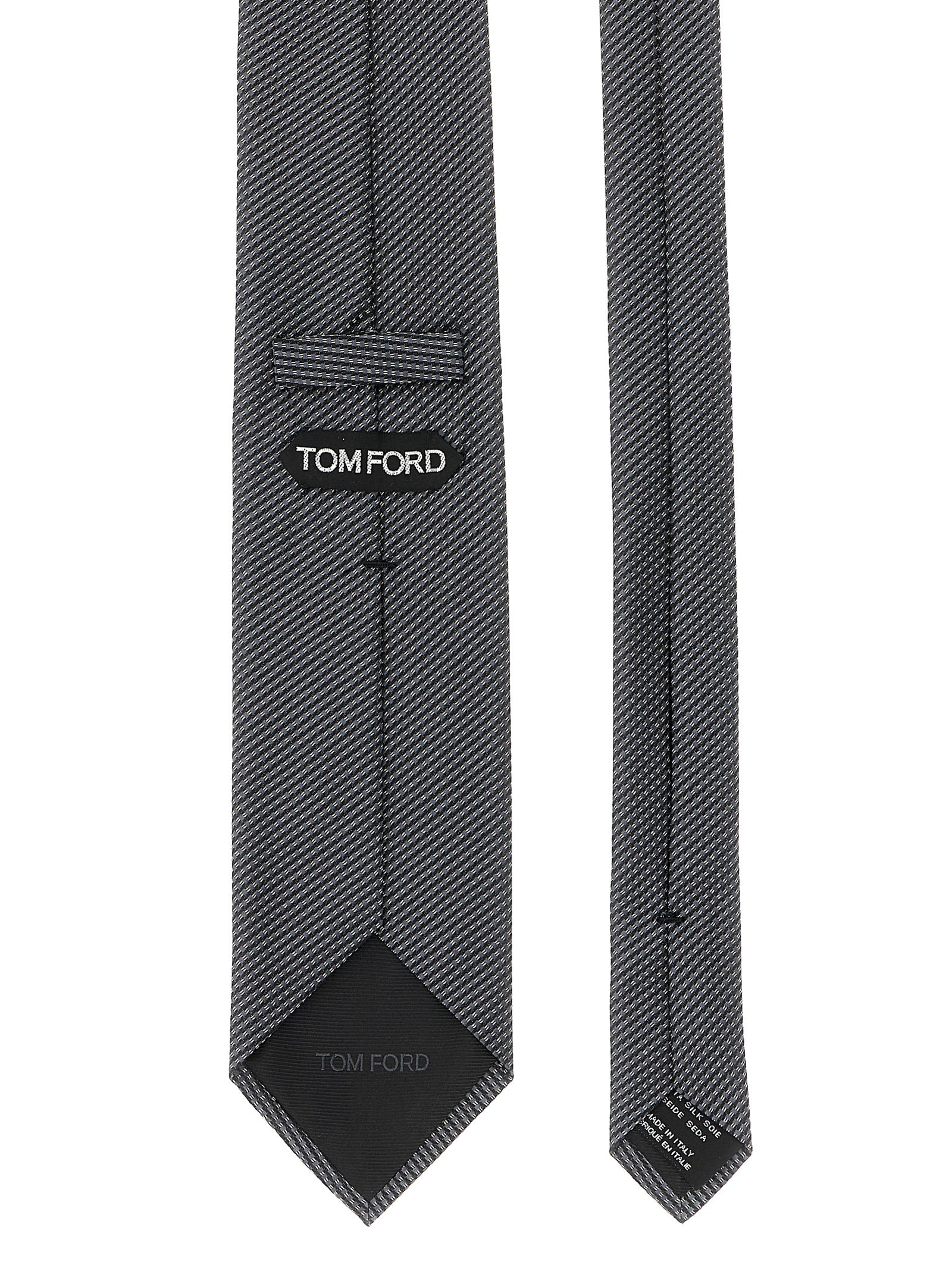 Jacquard tie Gray Silk Mulberry Ties, Papillon