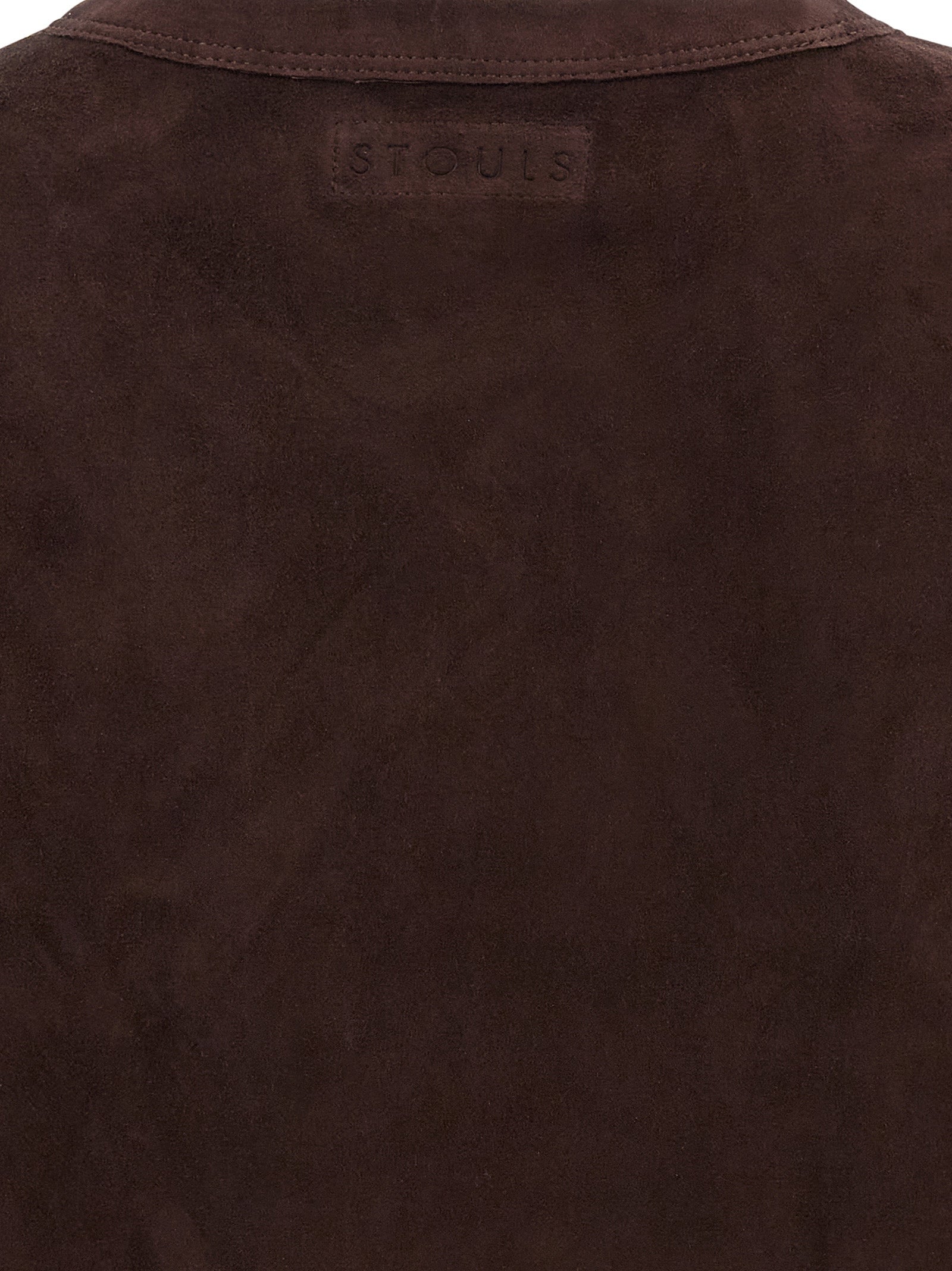 Stouls 05 T-shirt Brown Lamb Leather (ovis Aries)