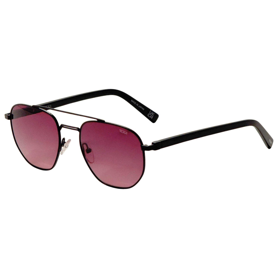 Tumi Mens 54mm Black Sunglasses Stu505-540531 One Color