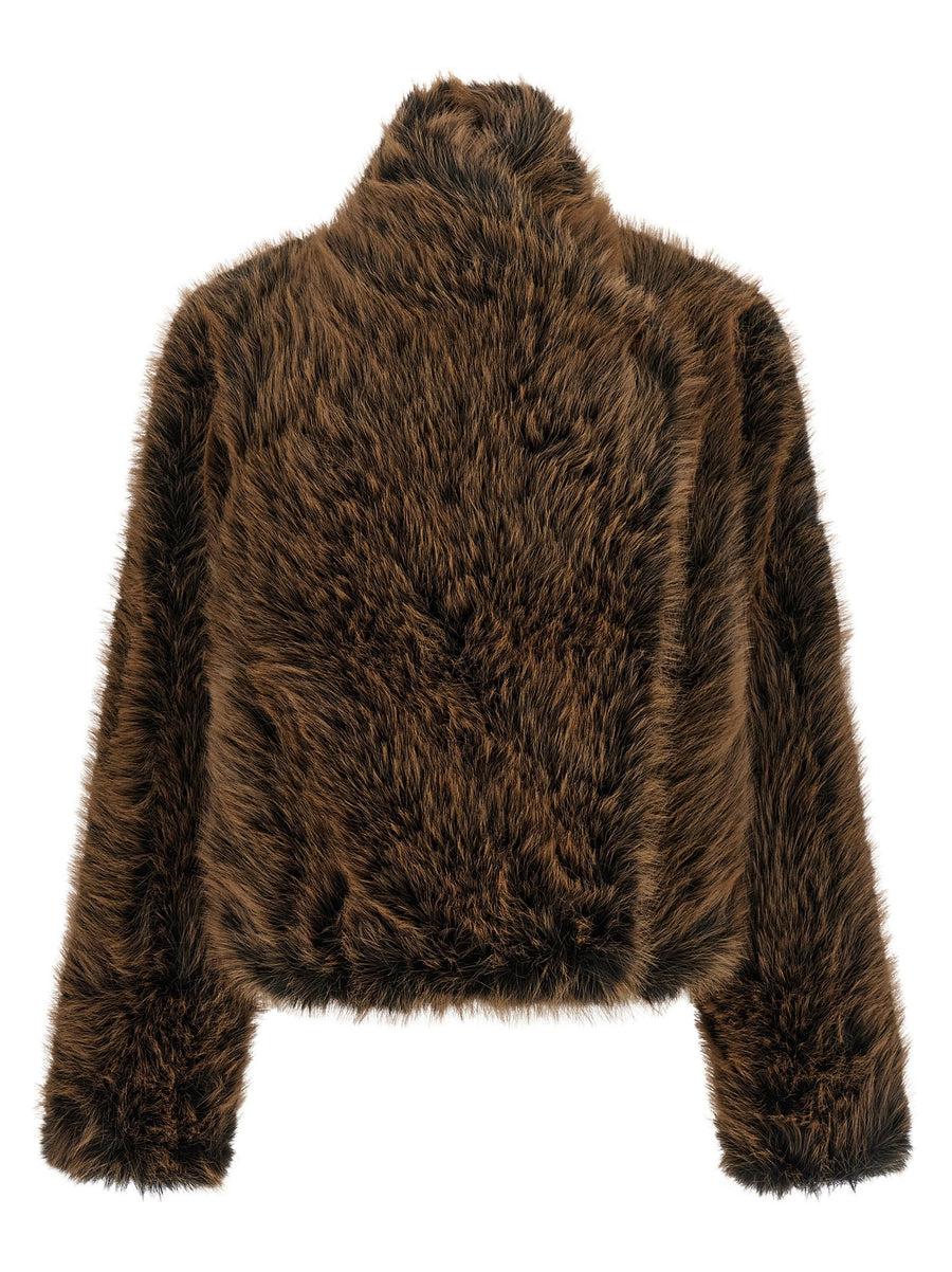 B&B Couture Susan First Coat — Brown