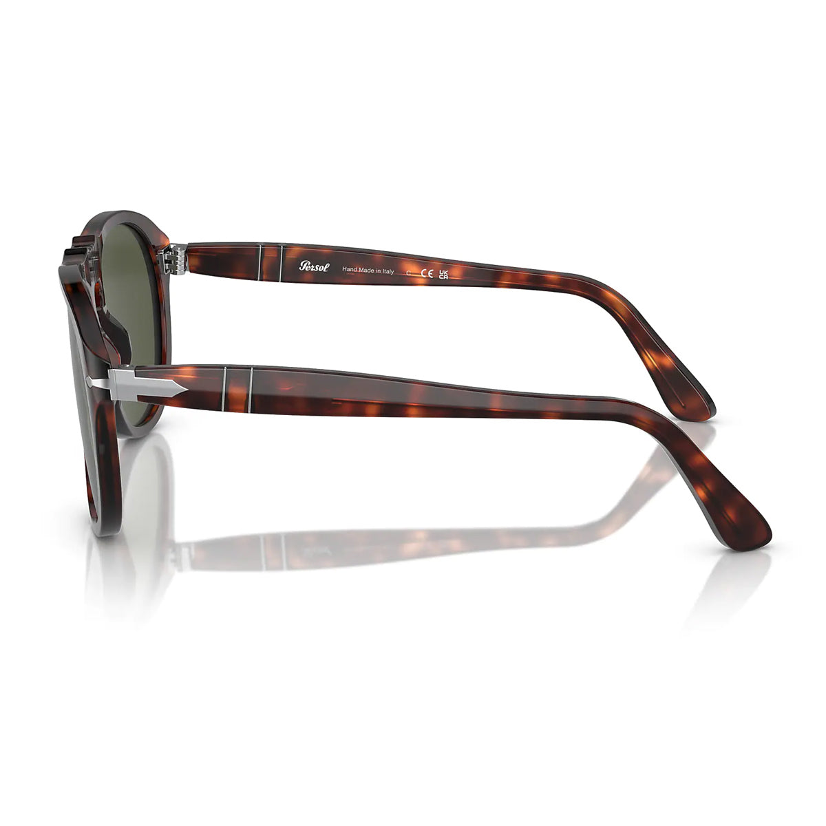 PO0649 24-31 Marrone Celluloid Occhiali Sole
