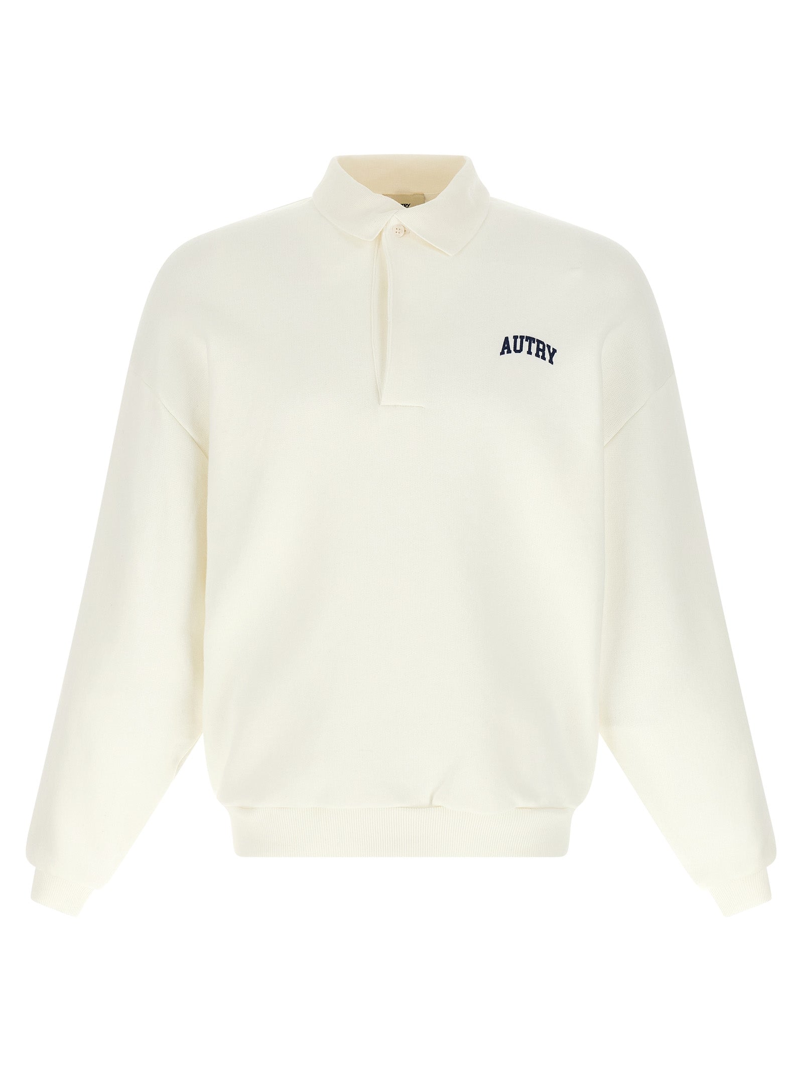 Autry College polo shirt White Cotton Sweatshirt