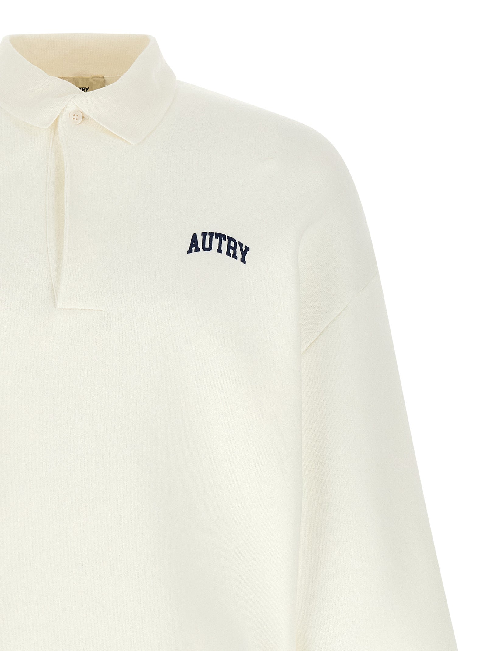 Autry College polo shirt White Cotton Sweatshirt