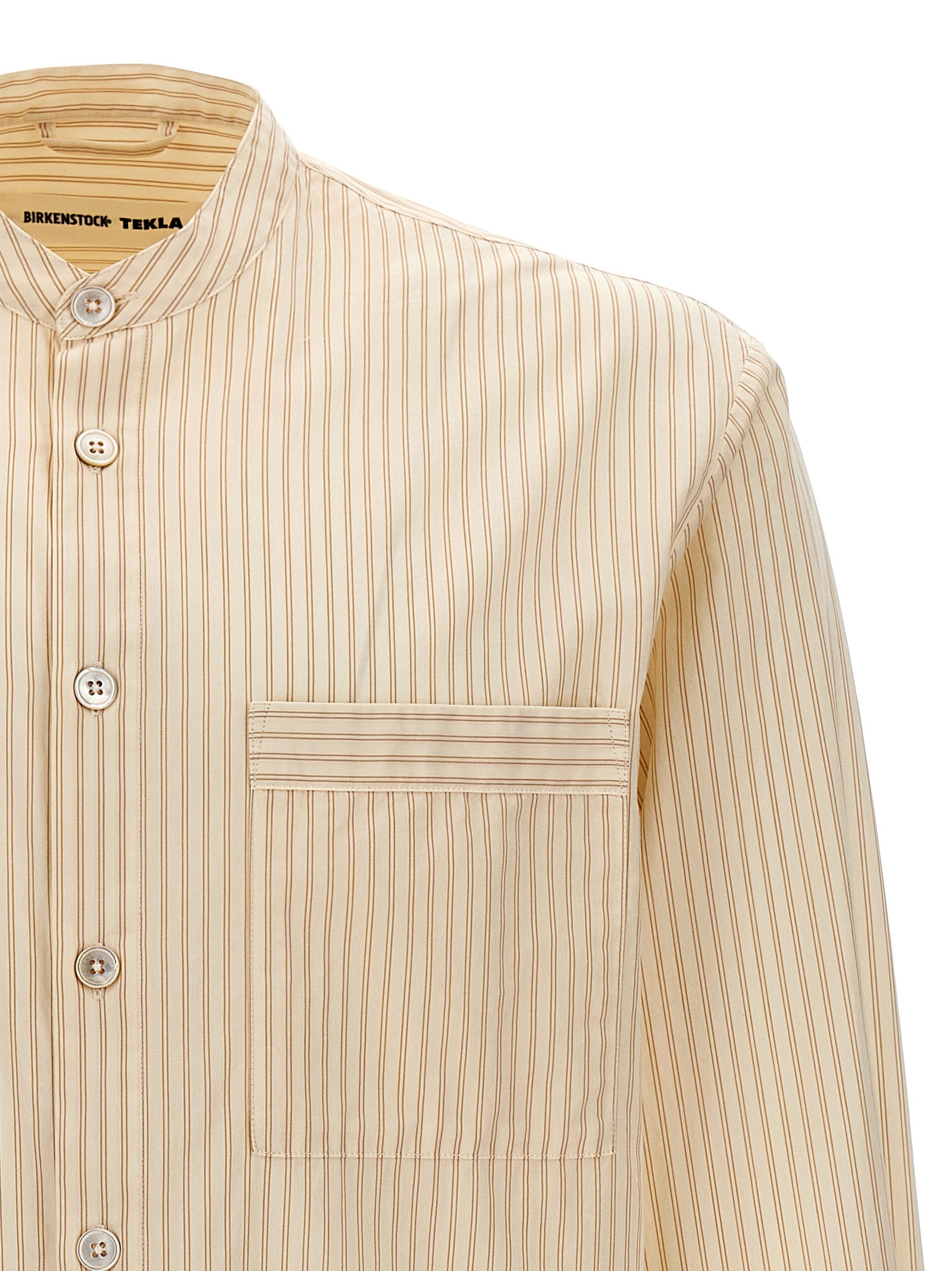 Texla x Birkenstock 1774 shirt Beige Cotton Shirt, Blouse