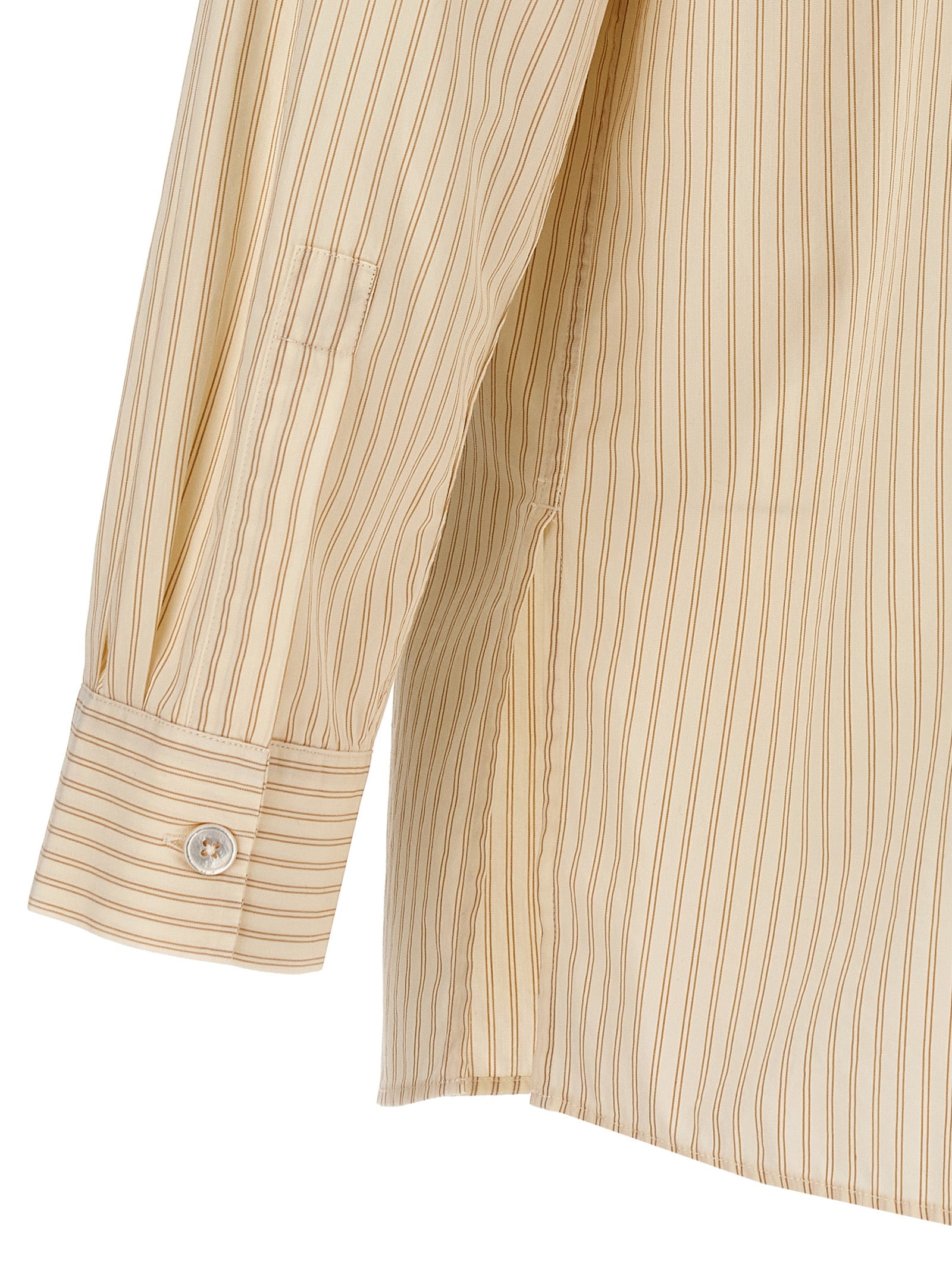 Texla x Birkenstock 1774 shirt Beige Cotton Shirt, Blouse