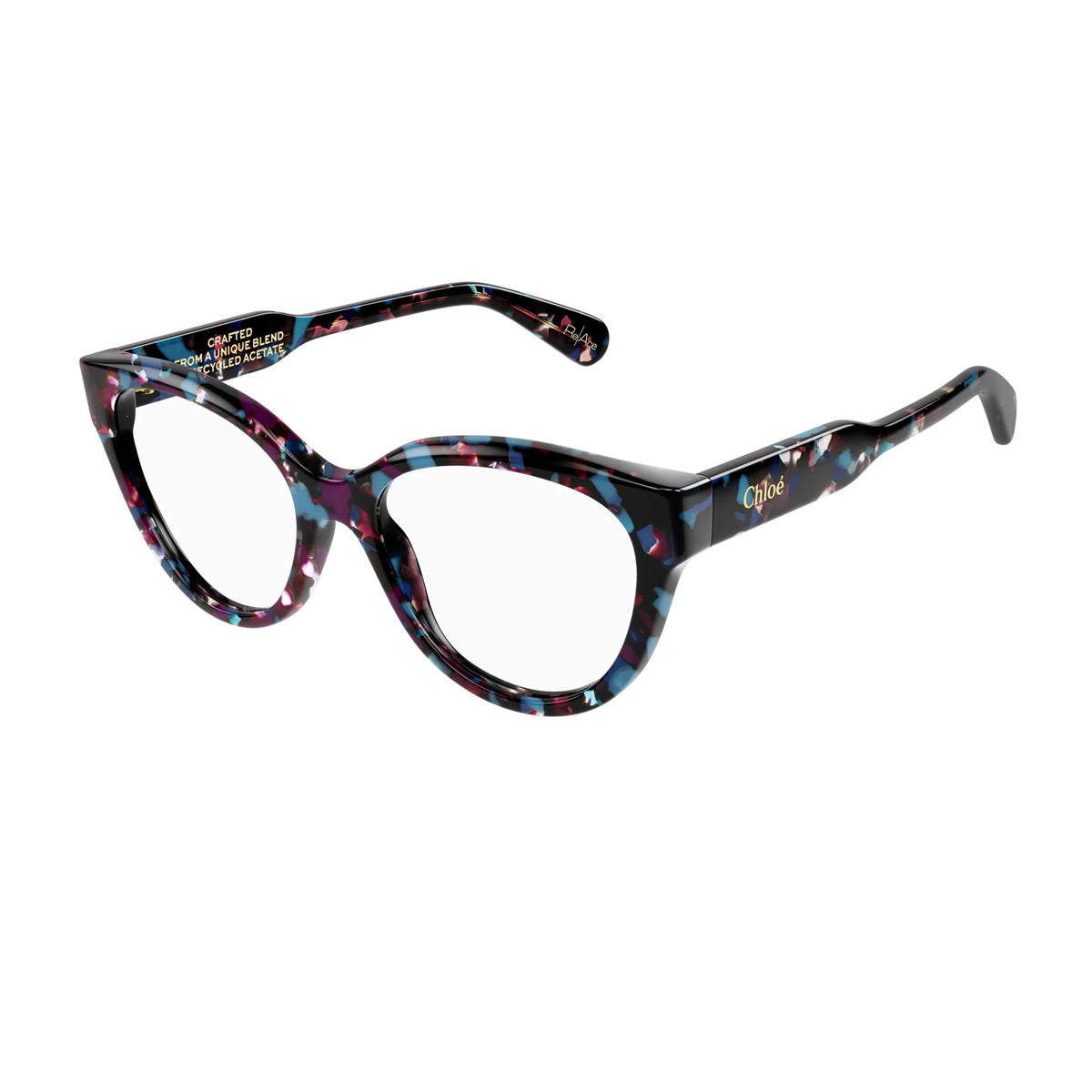 CH0193O 005 Nero Recycled Acetate Occhiali Vista