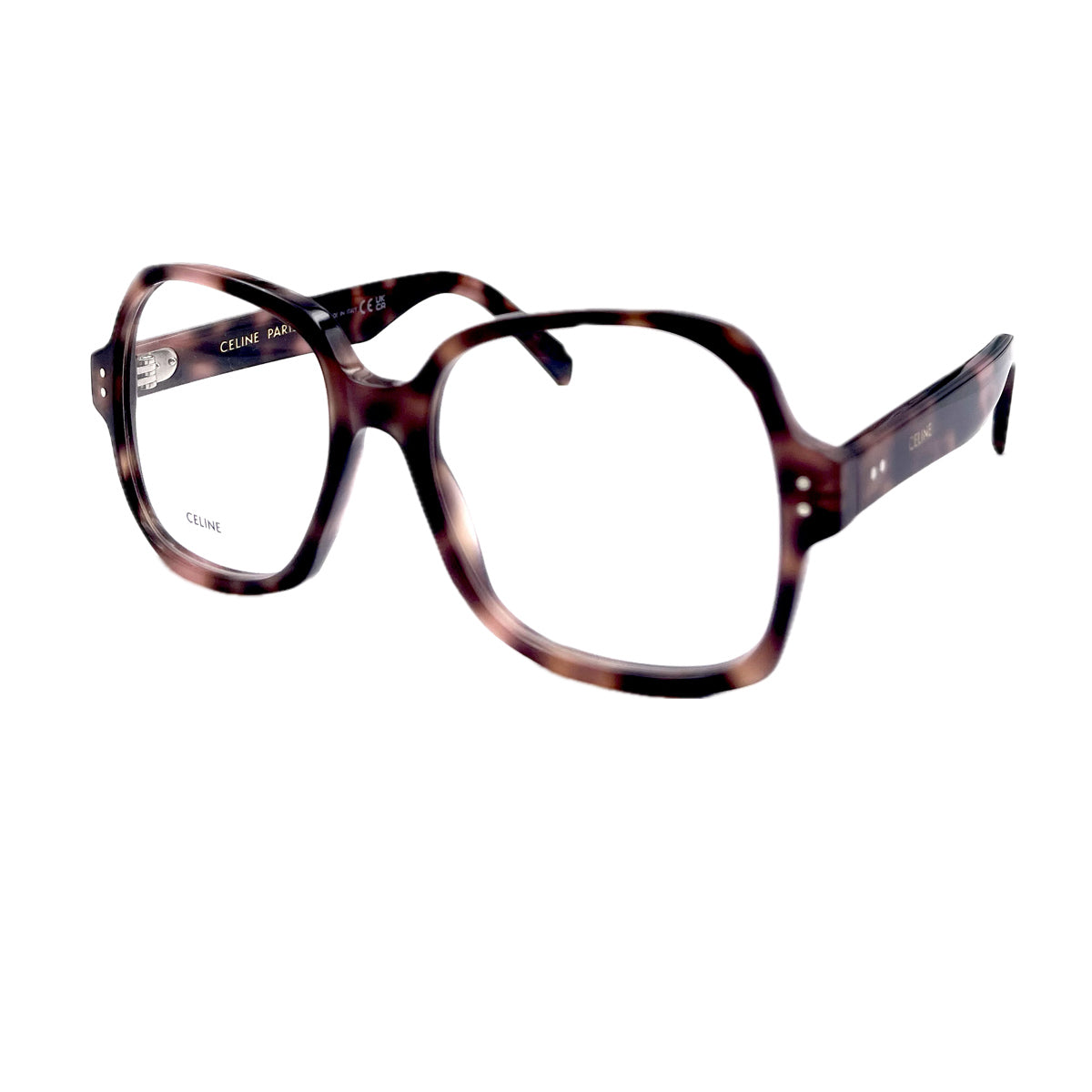 CL50148I THIN 2 DOTS 055 Marrone Acetate Occhiali Vista