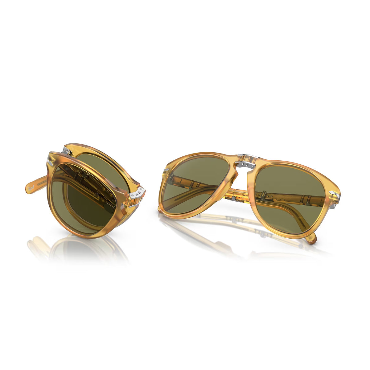 PO714SM 204-P1 Beige Celluloid Occhiali Sole