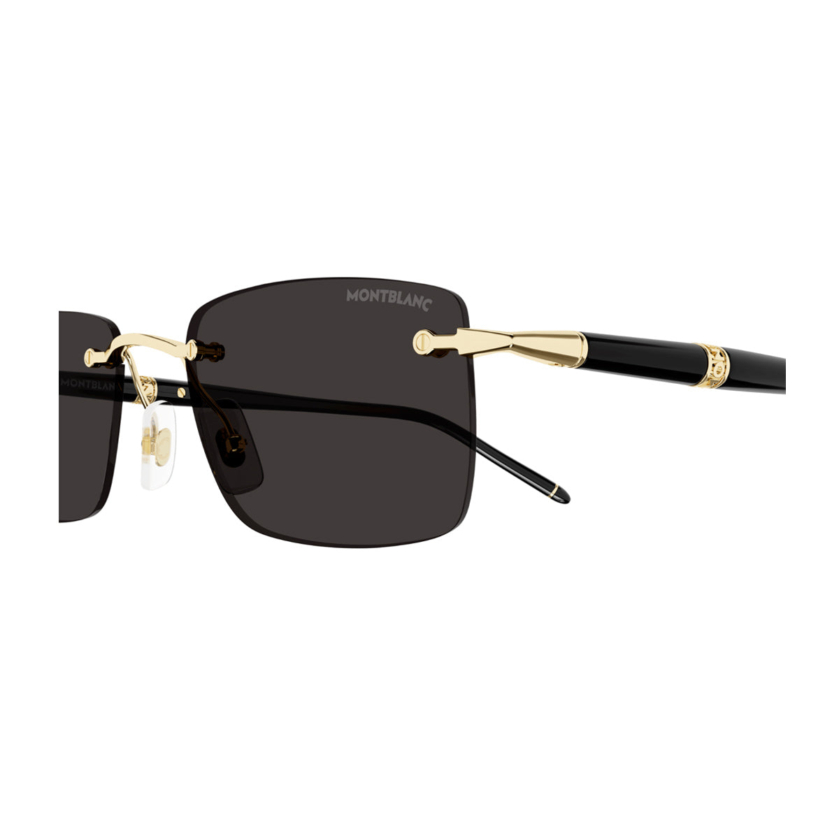 Montblanc MB0344S LINEA MEISTERSTÜCK Nero Metal Occhiali Sole