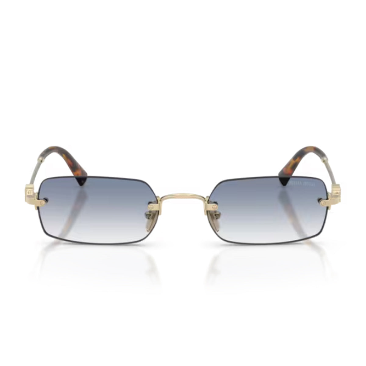 Miu 0MU B50S ZVN80O Oro Pallido Metal Occhiali Da Sole