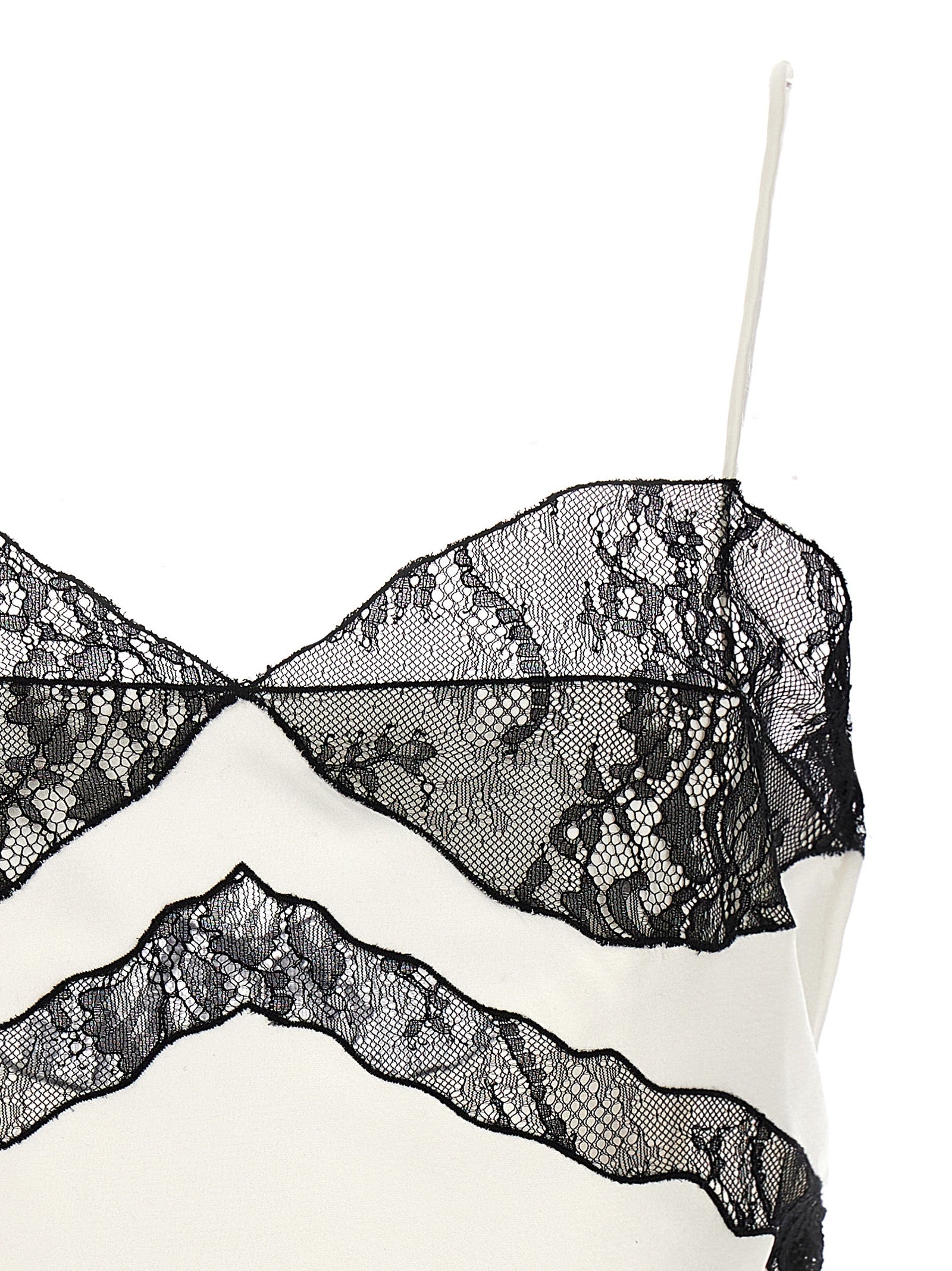 Narcisa top White/black Polyester Tops