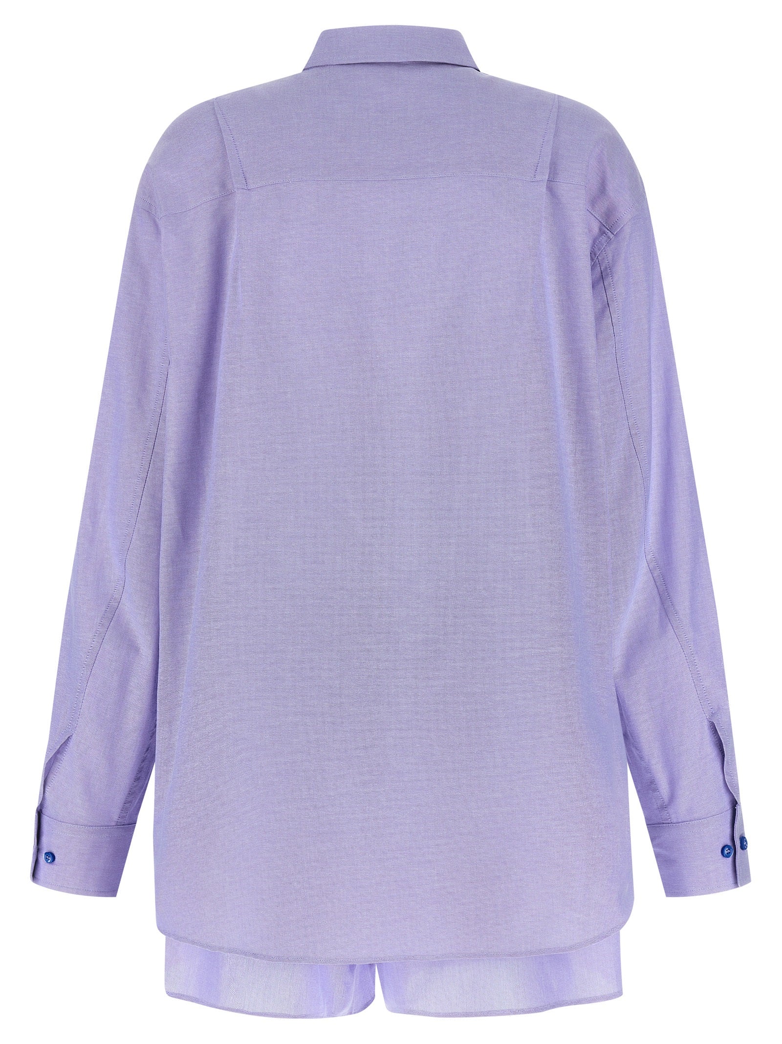 Georgiana Set outfit Light Blue Cotton Blazer, Suits