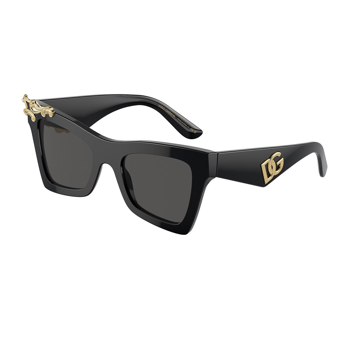 DG4434 501-87 Nero Celluloid Occhiali Sole