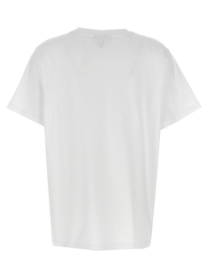 Leopard T-shirt White Cotton