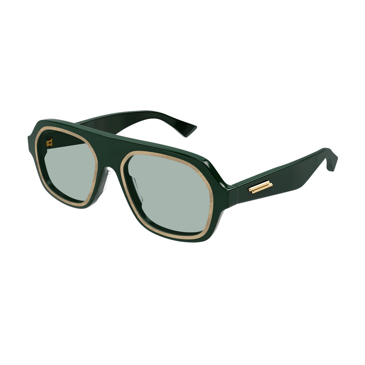 BV1217S 002 Verde Acetate Occhiali Sole
