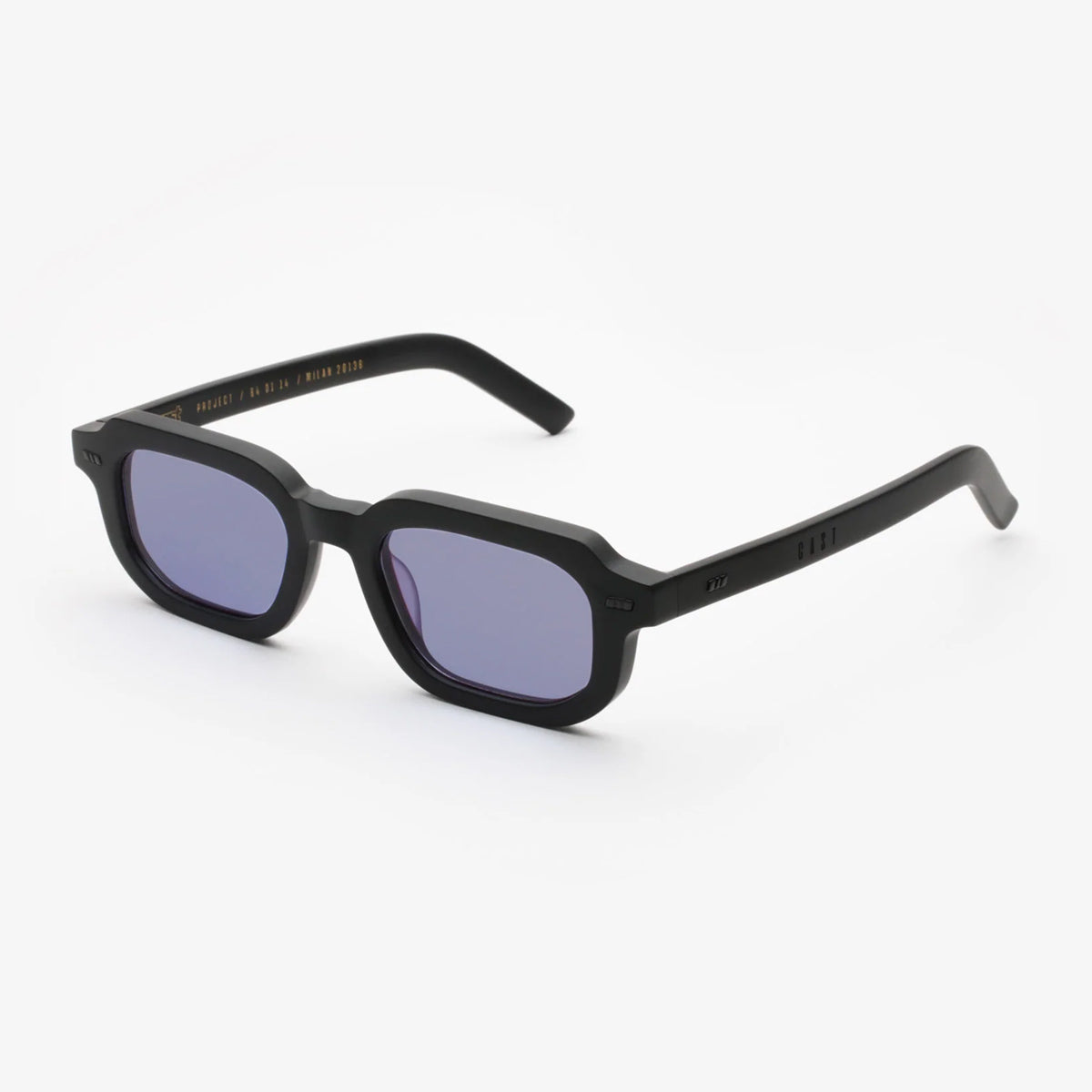 Gast Pai PA05 Purple Black Matte Nero Acetate Occhiali Da Sole