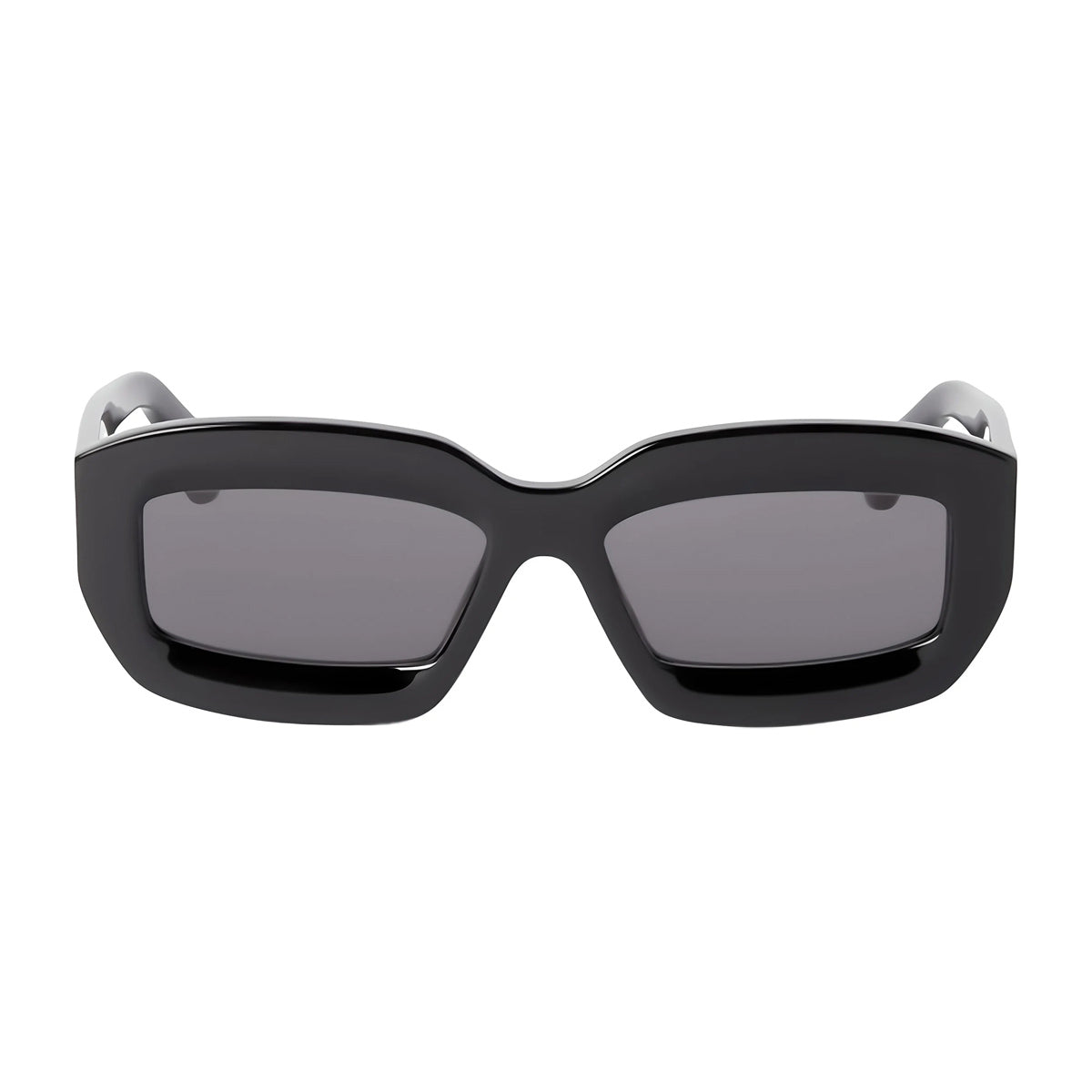 Off White OERI138 CHARLOTTE 1007 Black Dark Grey Nero Acetate Occhiali Da Sole