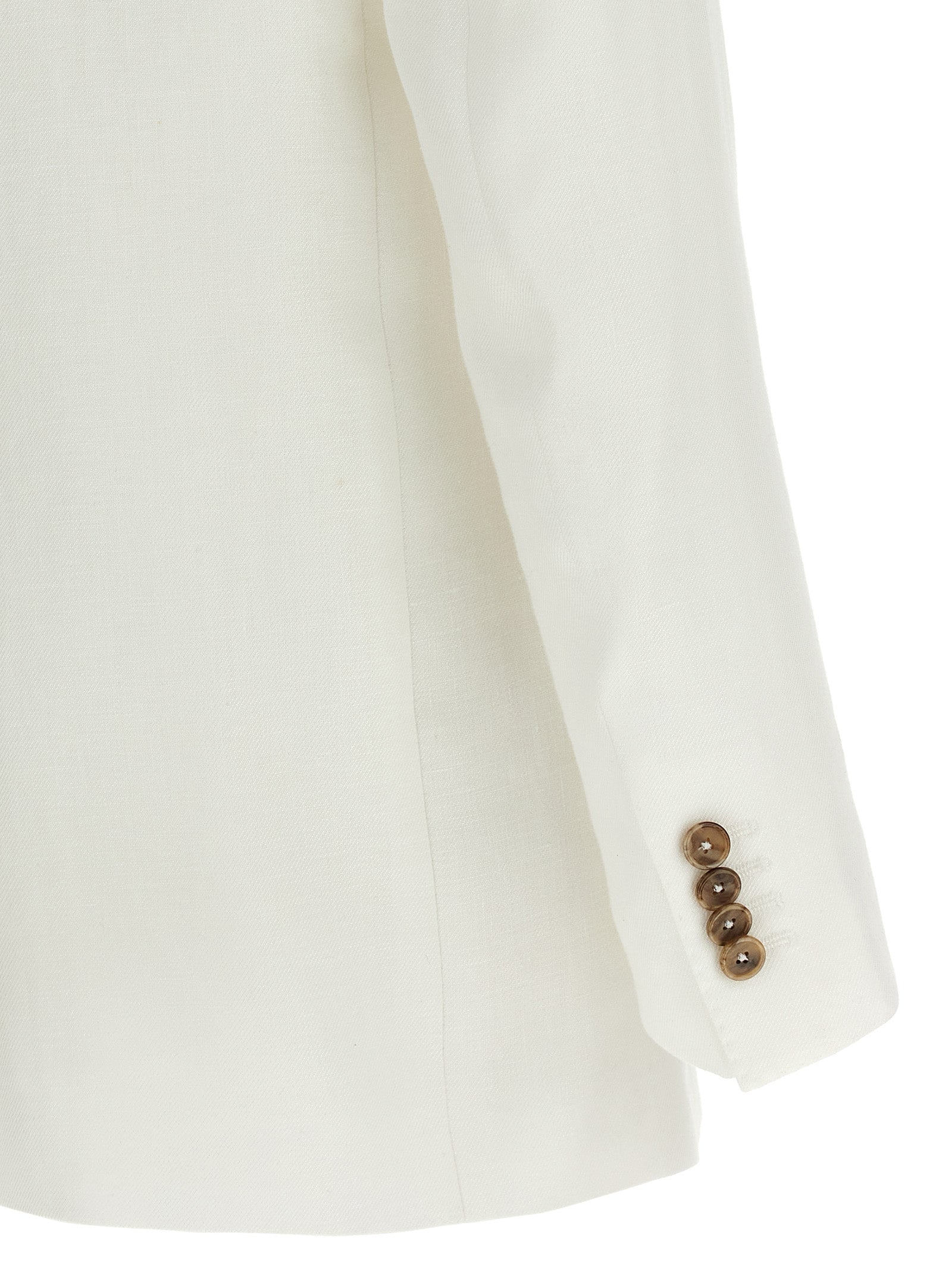 Adrianne dress White Linen Blazer, Suits