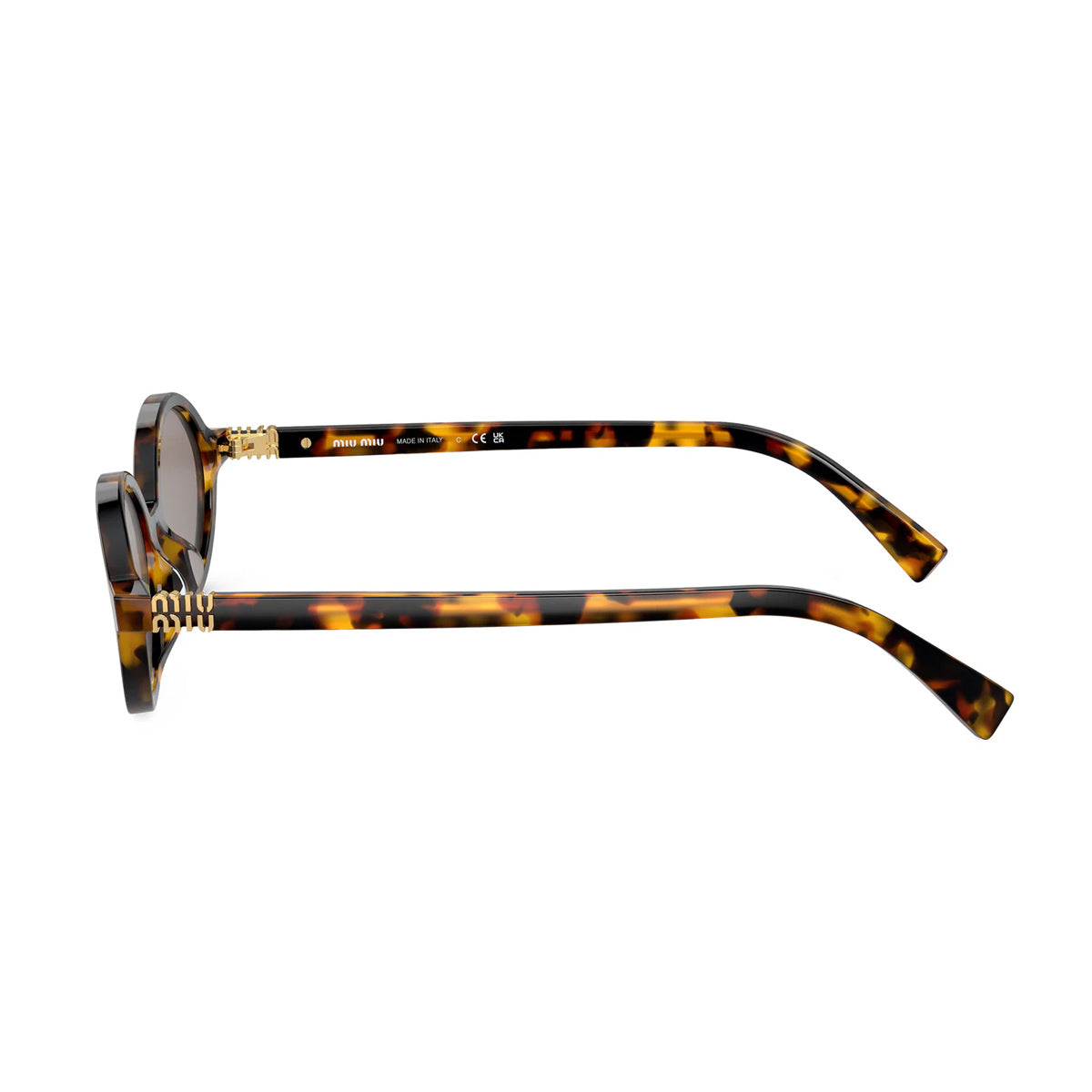 MiuMiu 0MU 04ZS Miu Regard VAU07F Havana Marrone Acetate Occhiali Da Sole