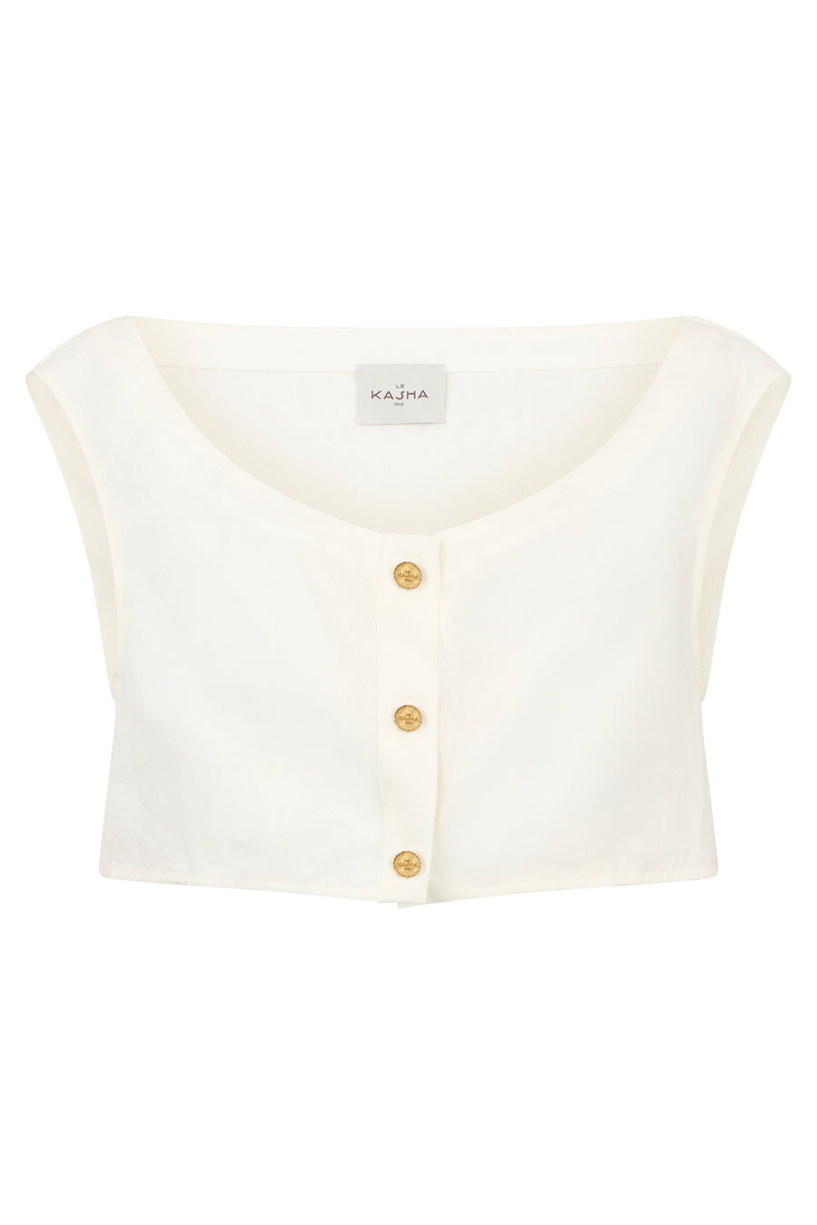 Short Cotton Top Tamra White Tops