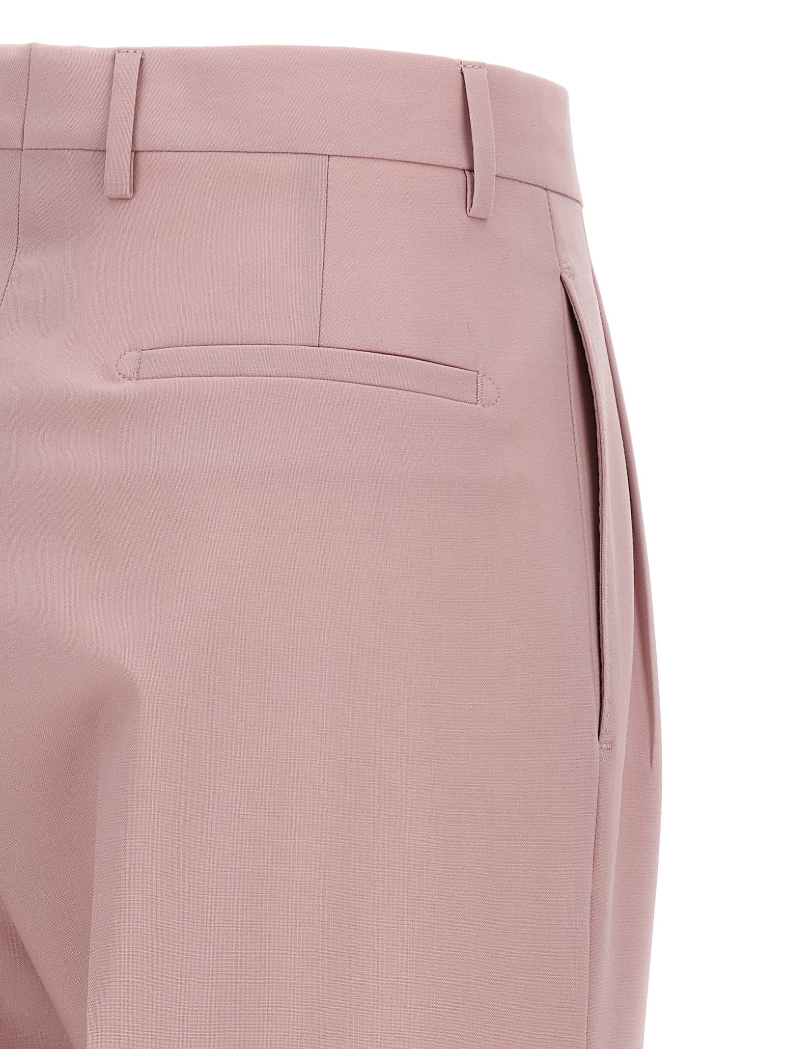 Astra Dress Pink Virgin Wool Elastane Blazer, Suits