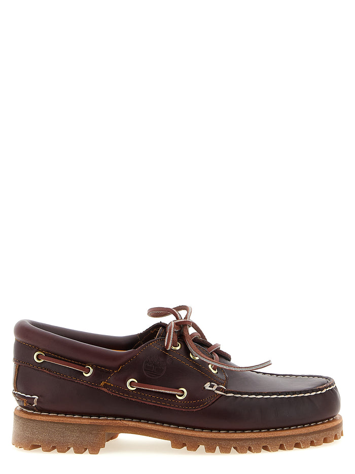 Timberland® 3-Eye Lug Boat Shoe Bordeaux Leather Loafers